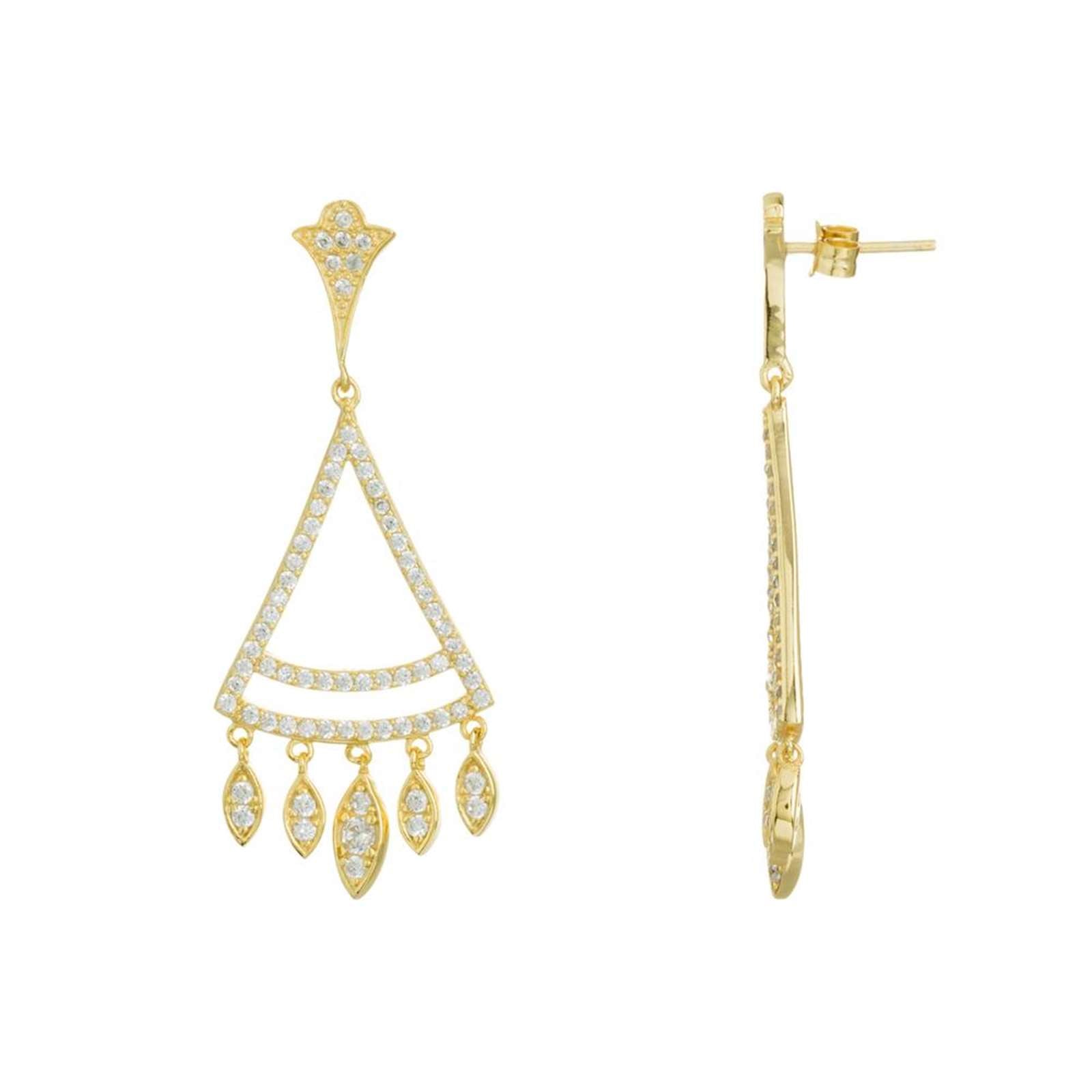 Athra Women Multi Marquise Drop Earring