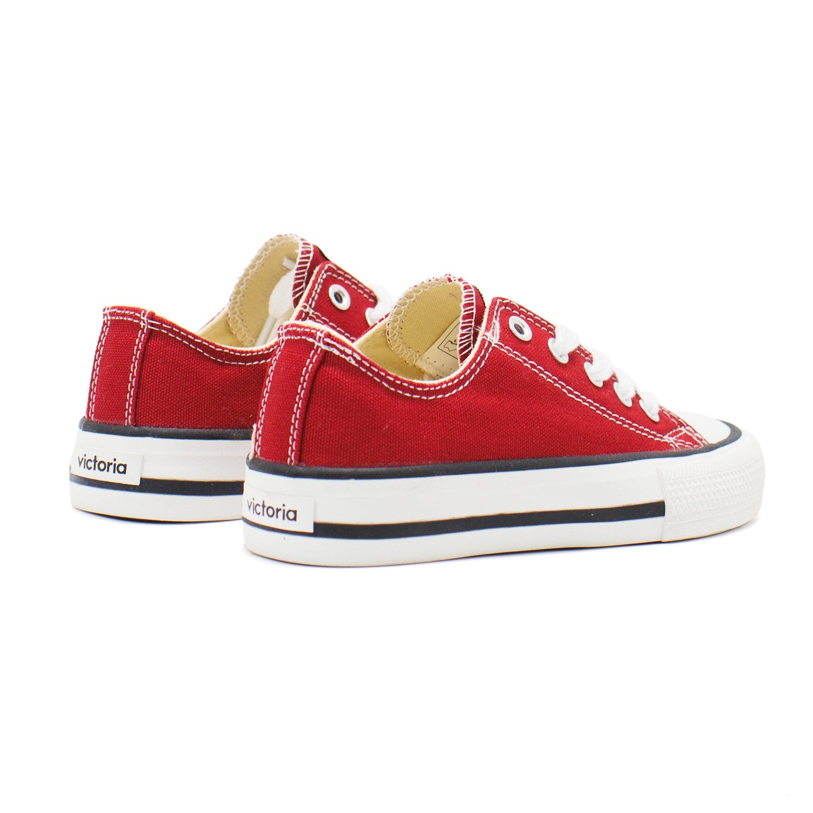 Victoria Boy Tribu Canvas Low Top Lace-Up Sneakers