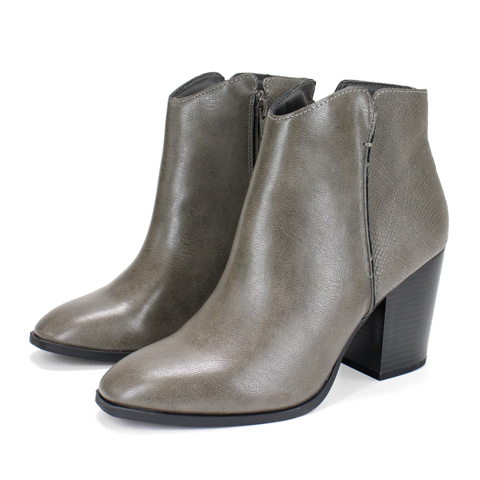 Sun+Stone Women Graceyy Block Heel Ankle Boots