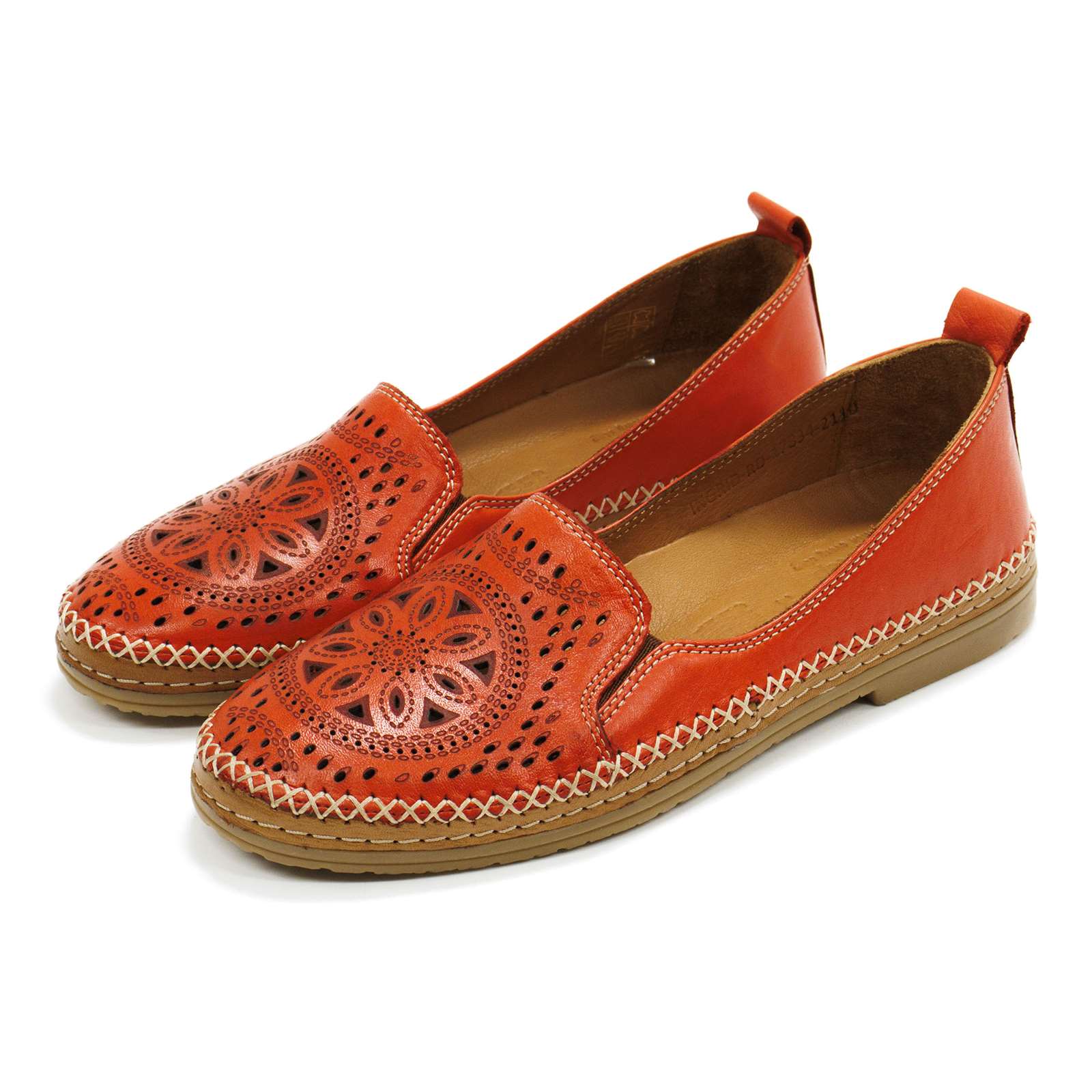 Spring Step Women Ingrid Perforated Leather Slip-On