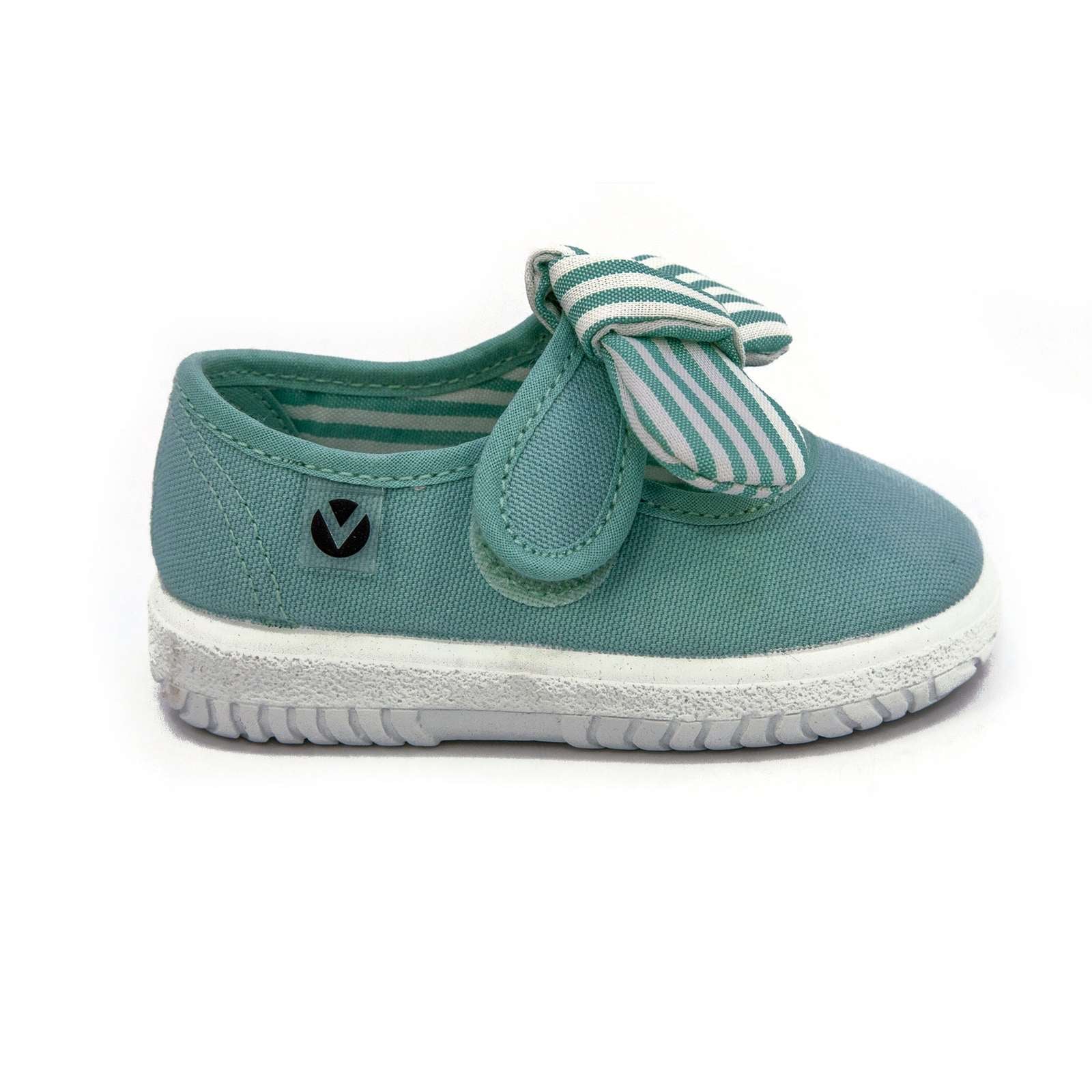 Victoria Toddler Slip On Canvas Bow Shoes