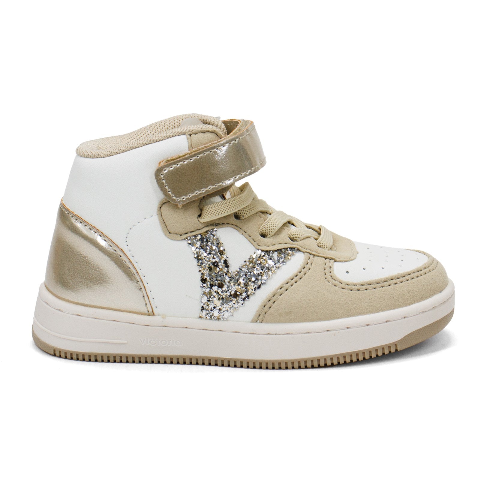 Victoria Toddler Tiempo High-Top Sneaker