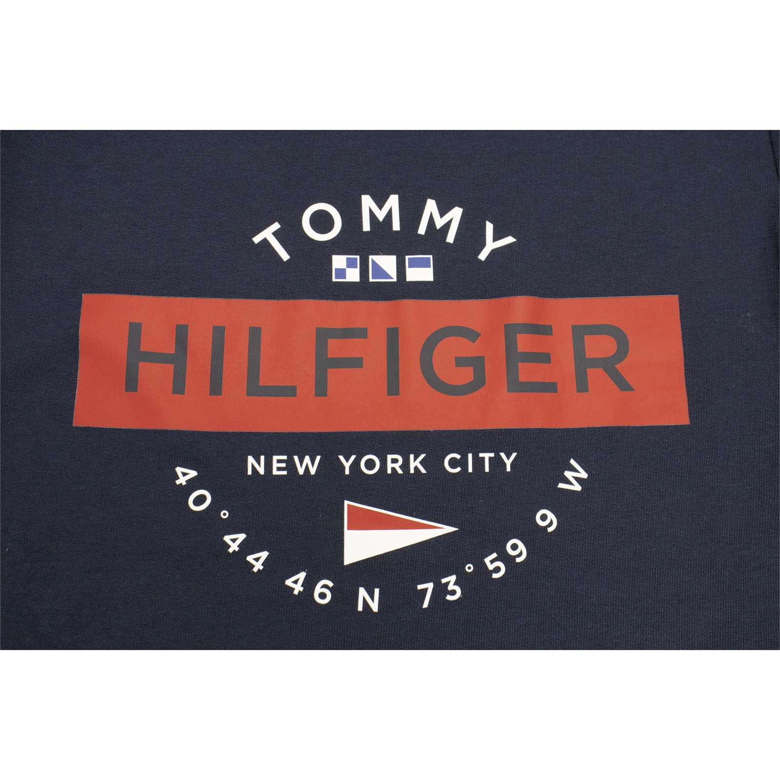 Tommy Hilfiger Men Graphic French Terry Long Sleeve Shirt