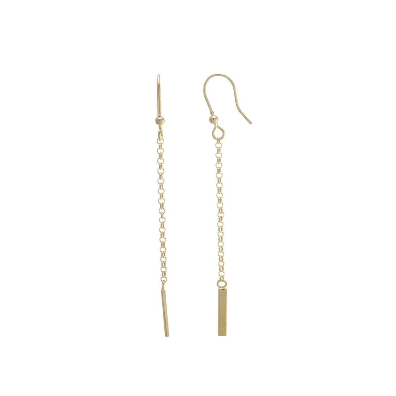 Athra Women Bar Chain Drop Earring