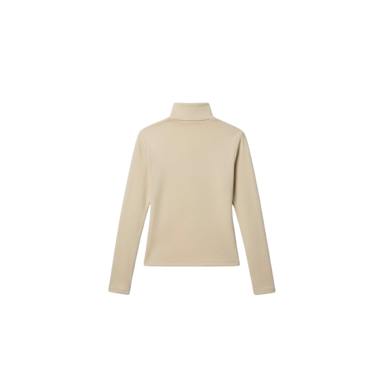 Ambar Women Sleek Stretch Essential Mock-Neck Long Sleeve Top