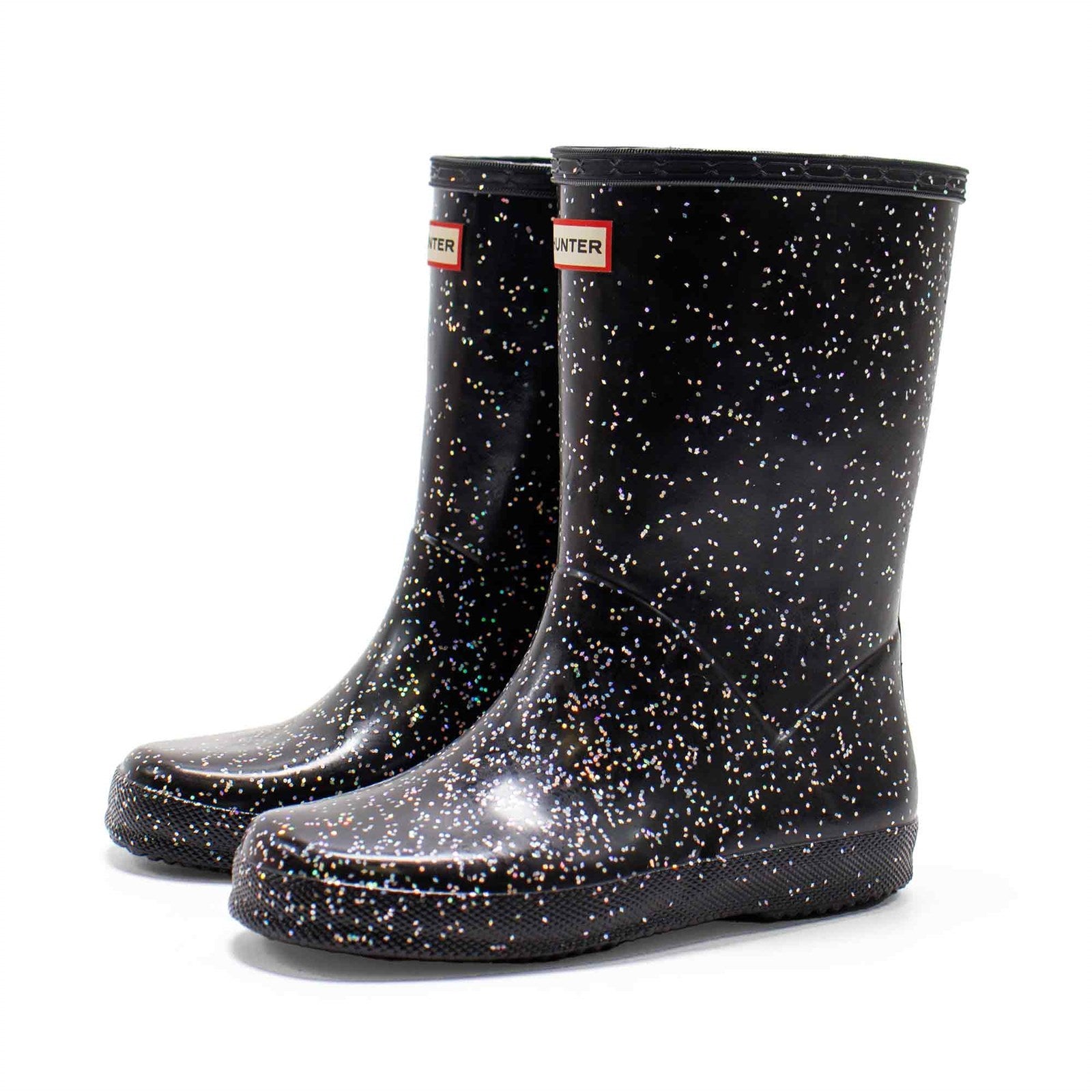 Hunter Toddler Kids First Giant Glitter Rain Boots