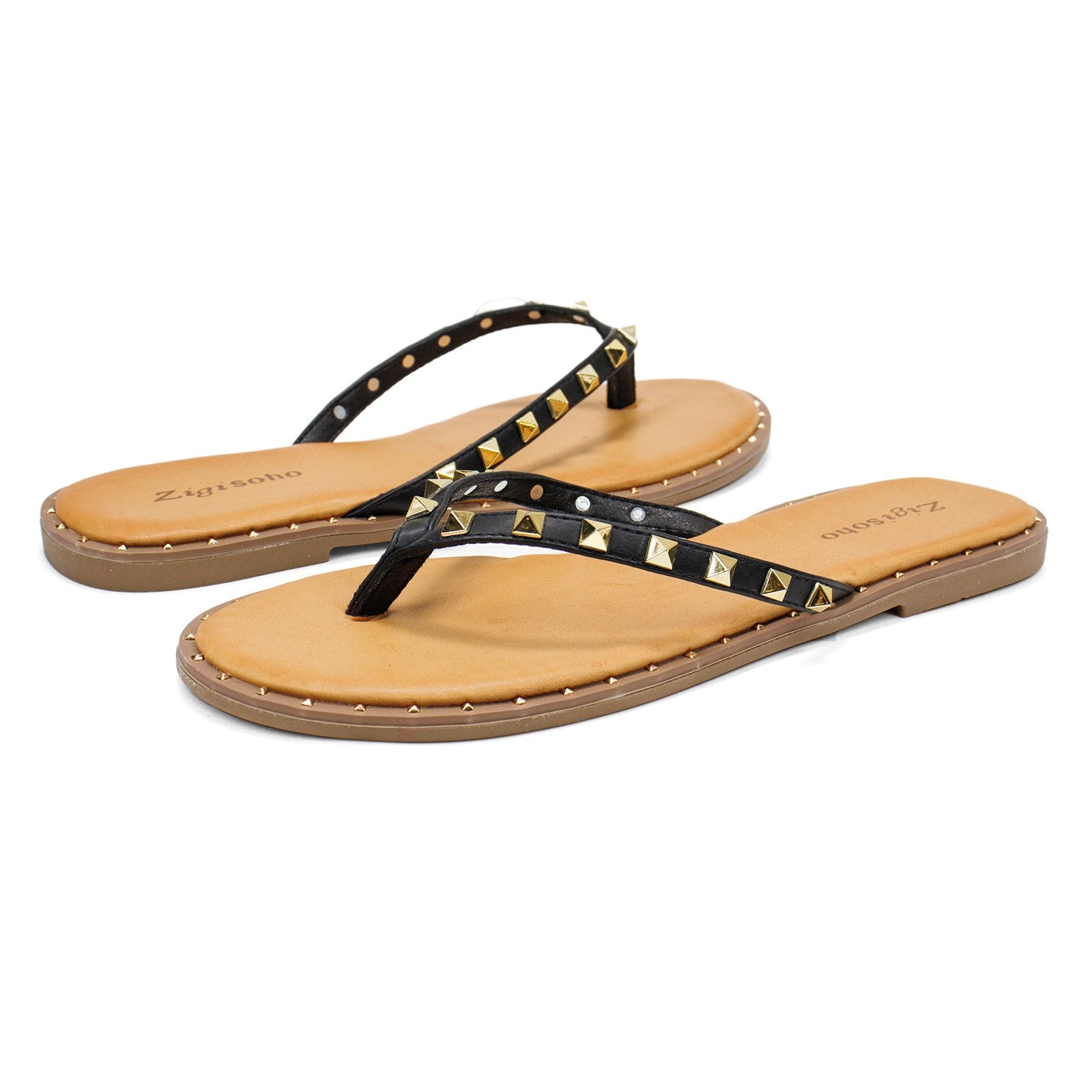 Zigi Soho Women Patsye Studded Thong Sandals