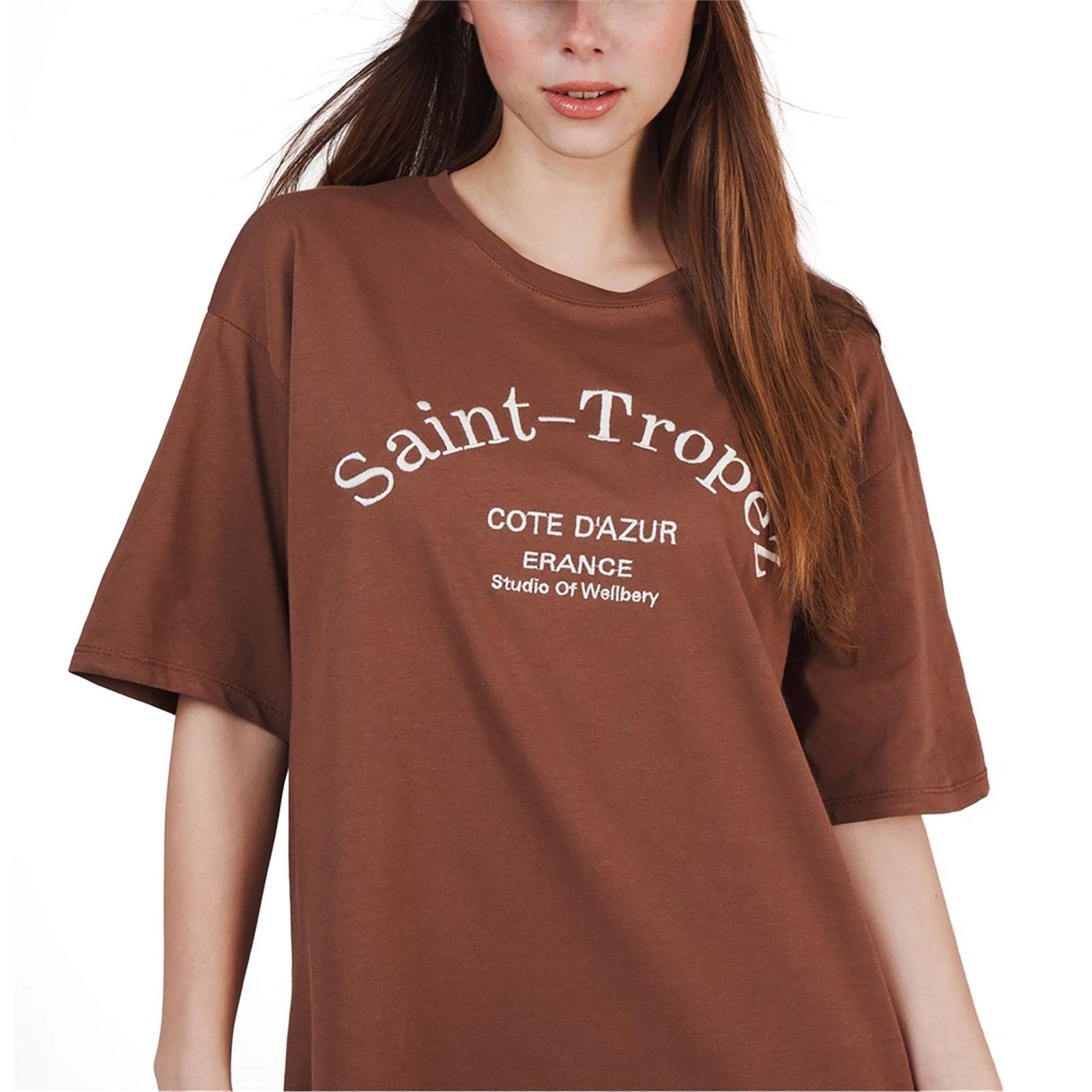 Ambar Women St Tropez Printed Tshirt