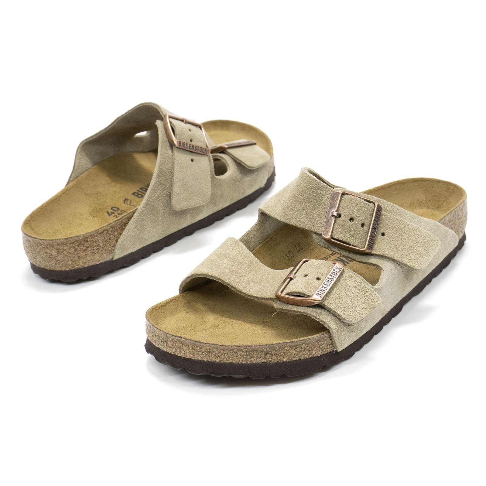 Birkenstock Men Arizona Suede Sandals