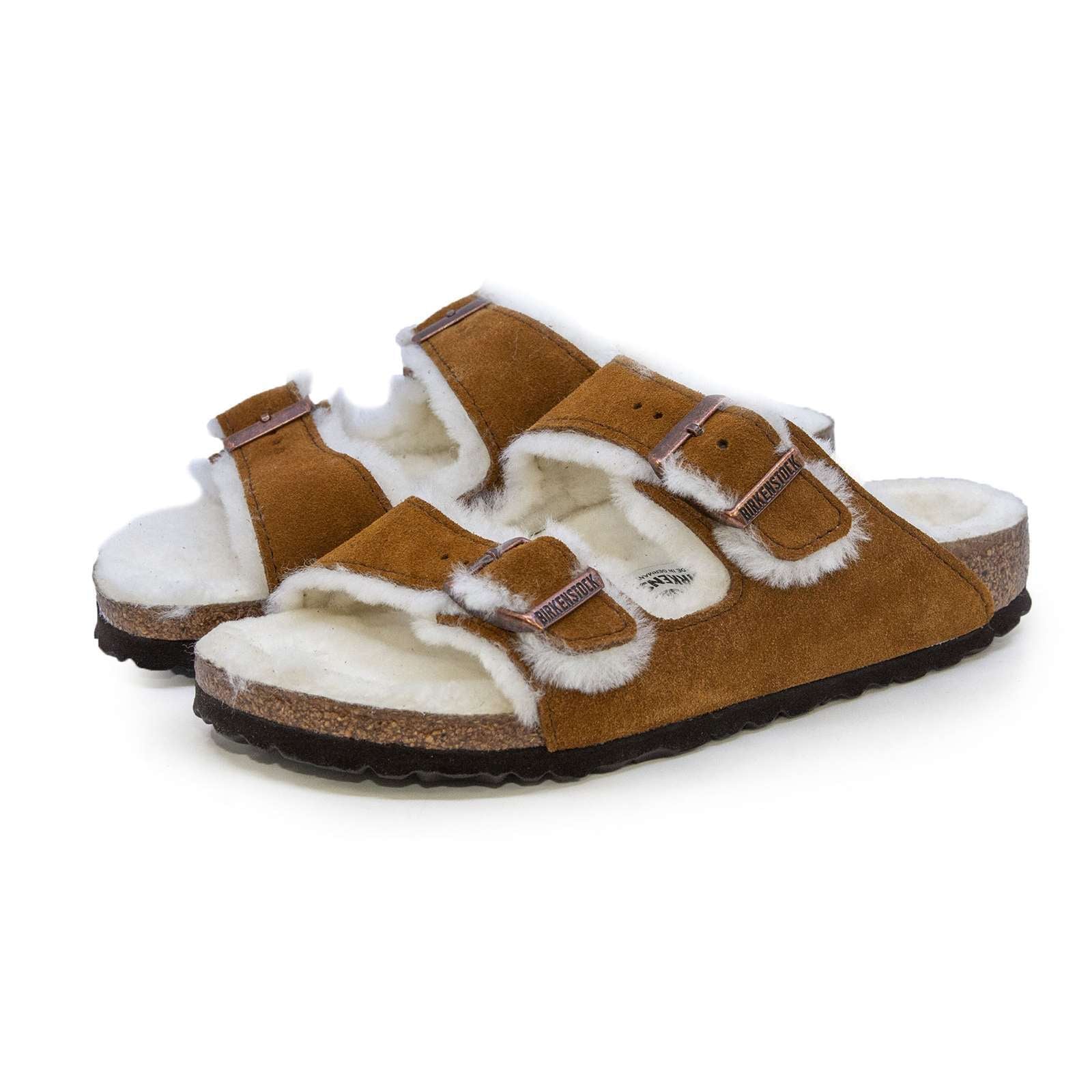 Birkenstock Women Arizona Shearling Sandals