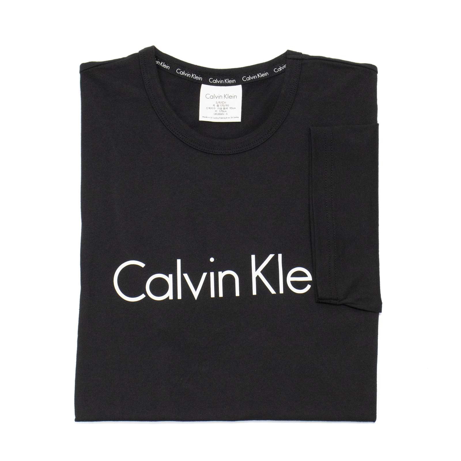 Calvin Klein Men Comfort Cotton Logo Crew Neck Tshirt