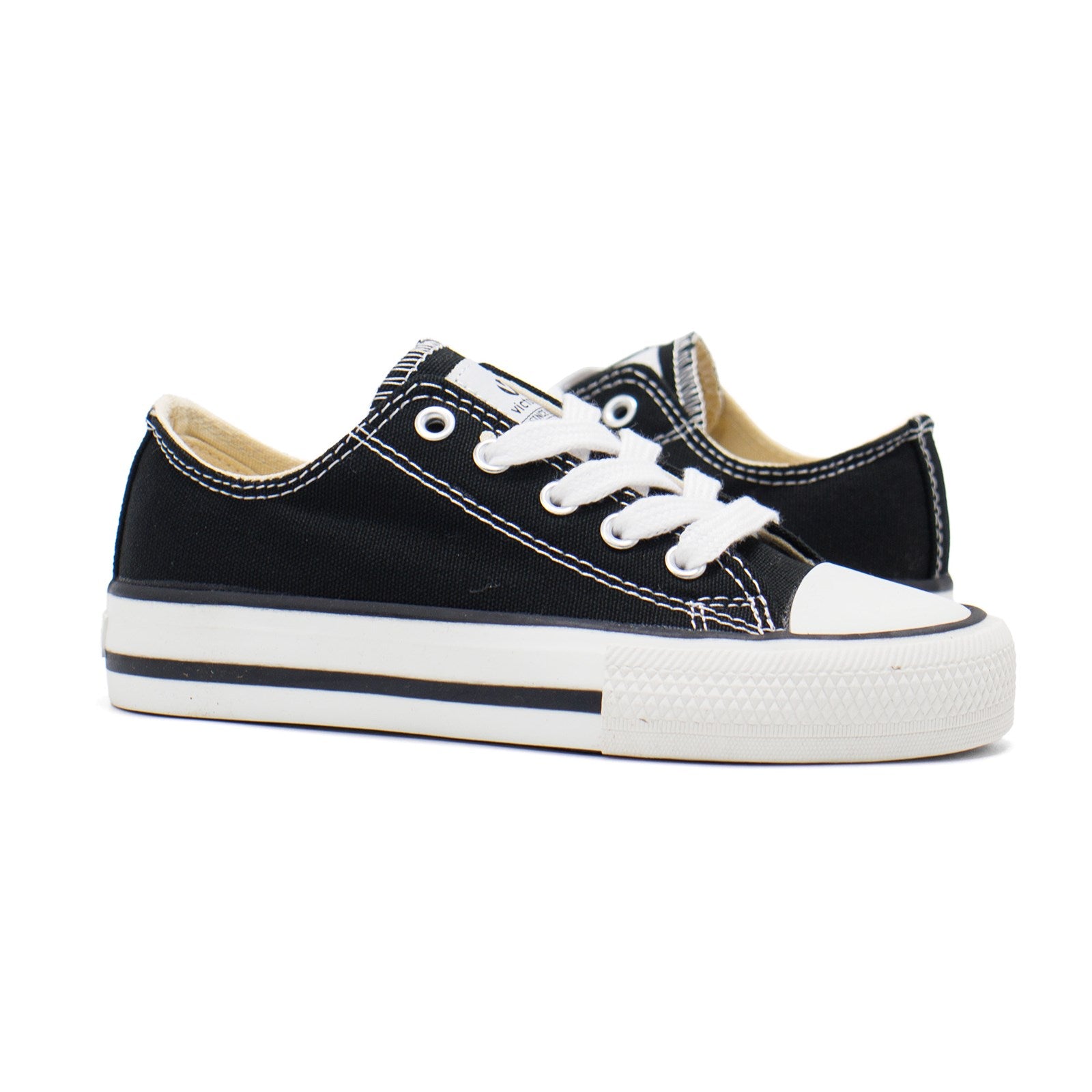 Victoria Boy Tribu Canvas Low Top Lace-Up Sneakers