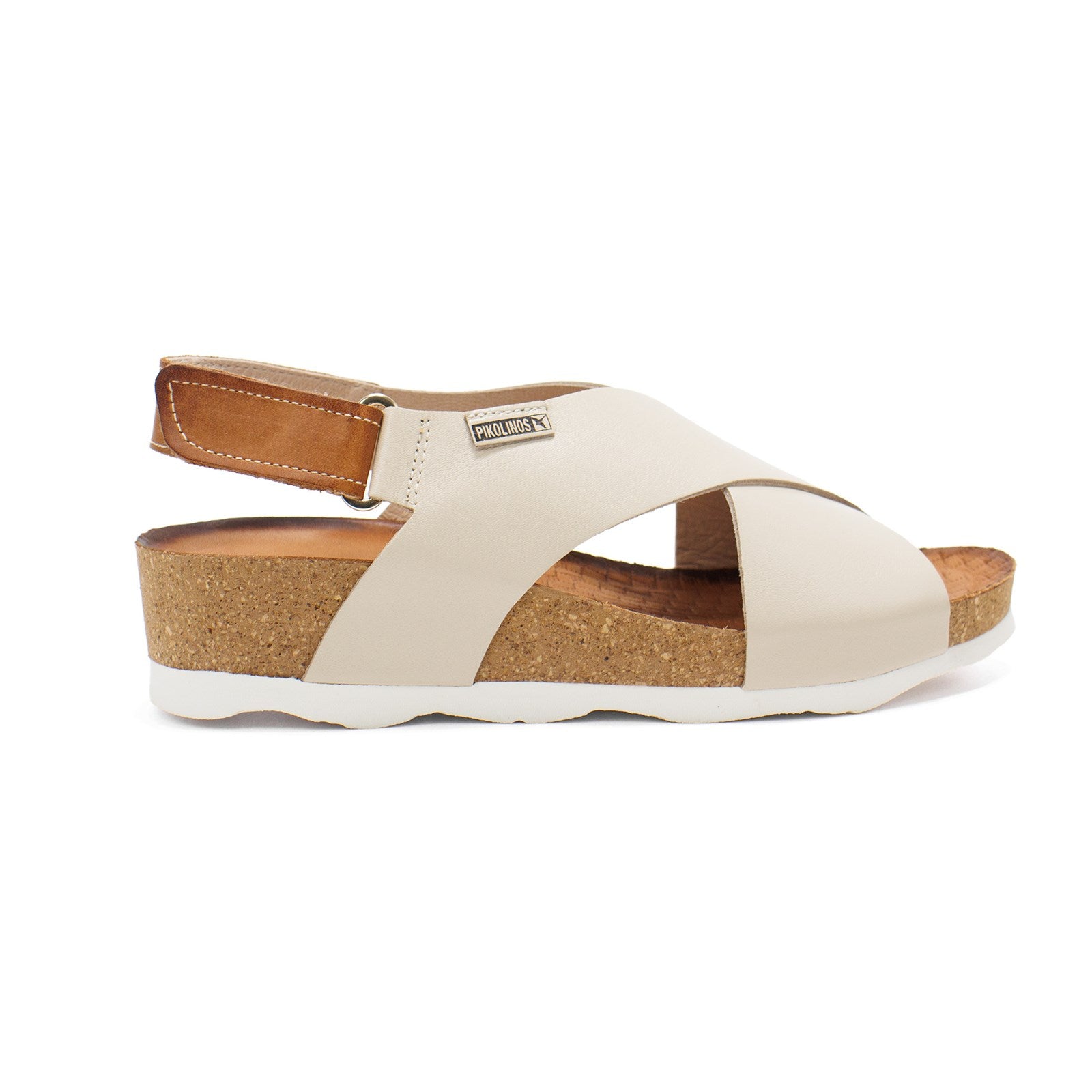 Pikolinos Women Mahon Leather Wedge Sandals