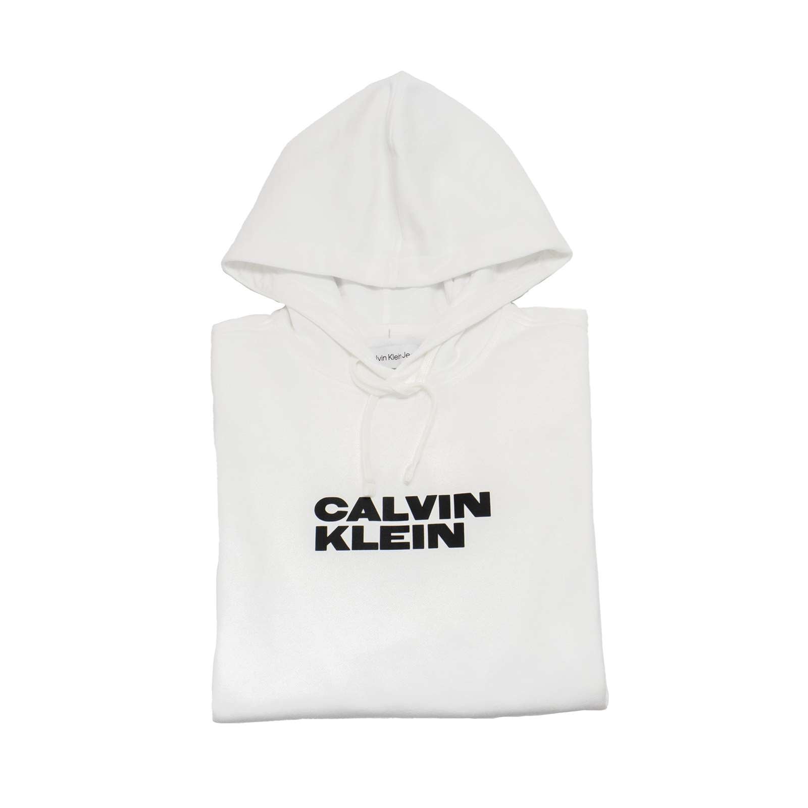 Calvin Klein Men Long Sleeve Nyc Triple Logo Crew Neck Hoodie