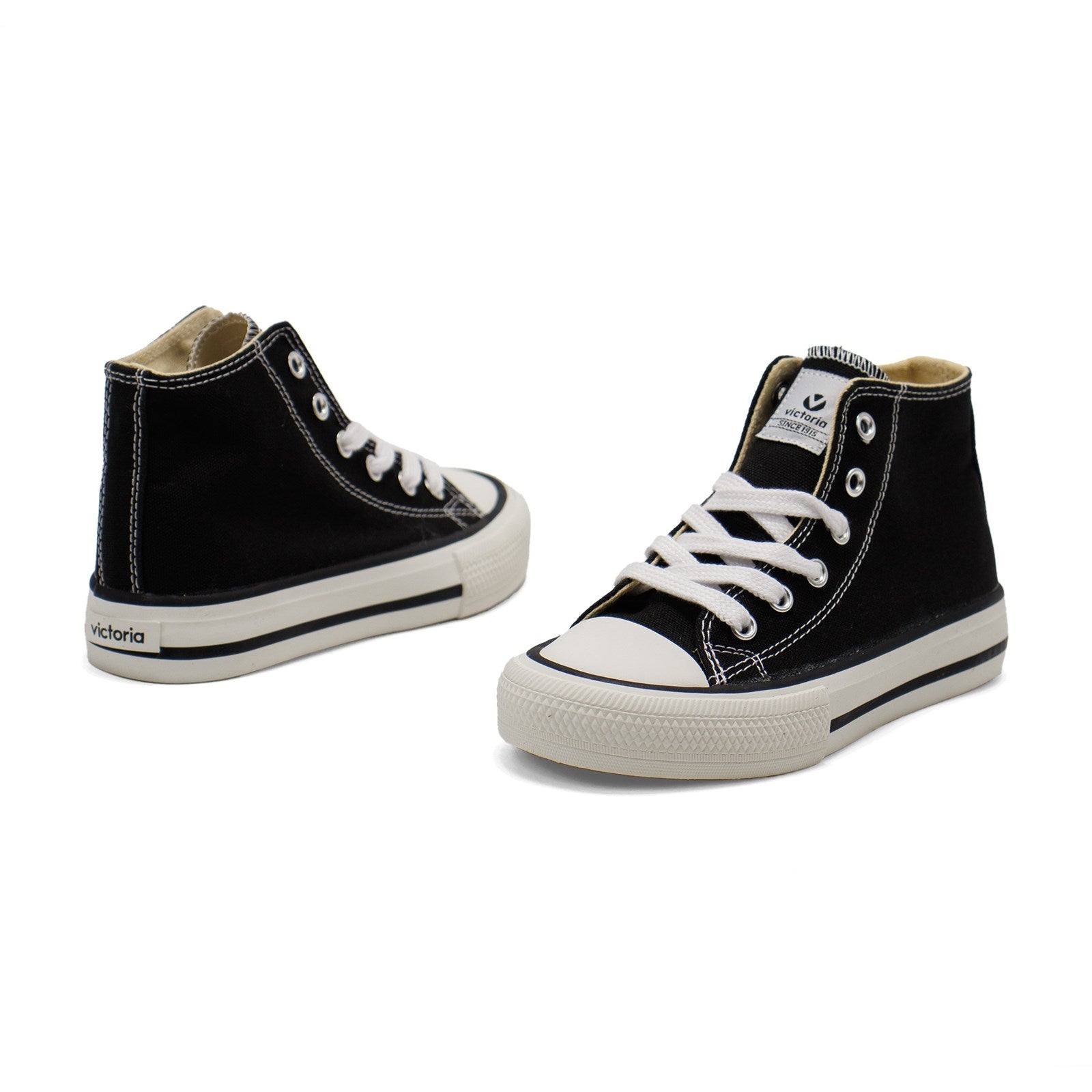 Victoria Boy High-Top Lace-Up Sneakers