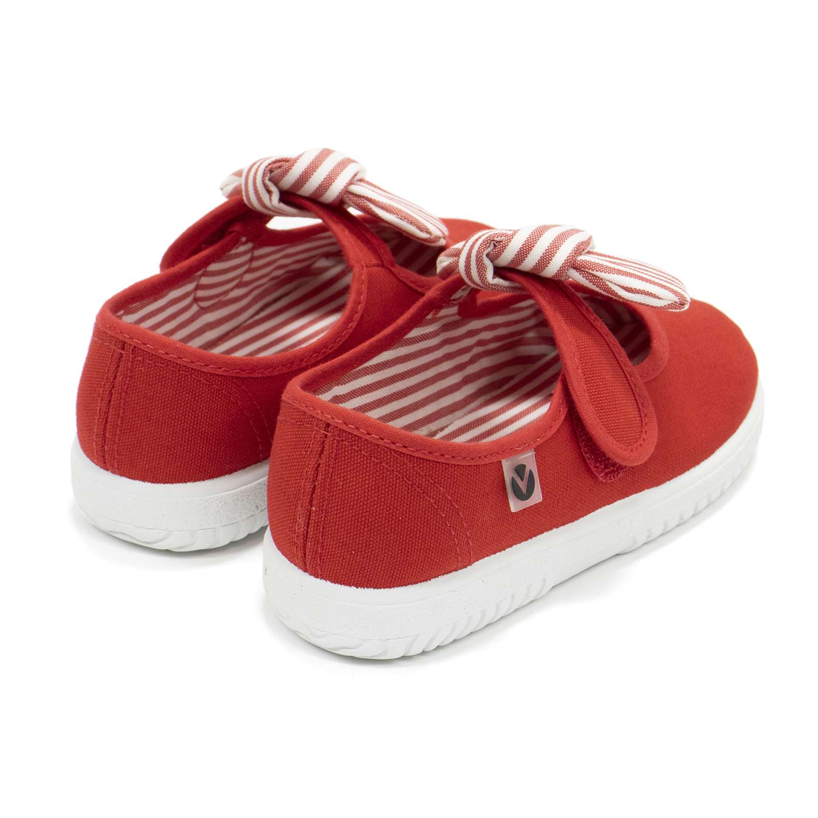 Victoria Toddler Slip On Canvas Bow Shoes