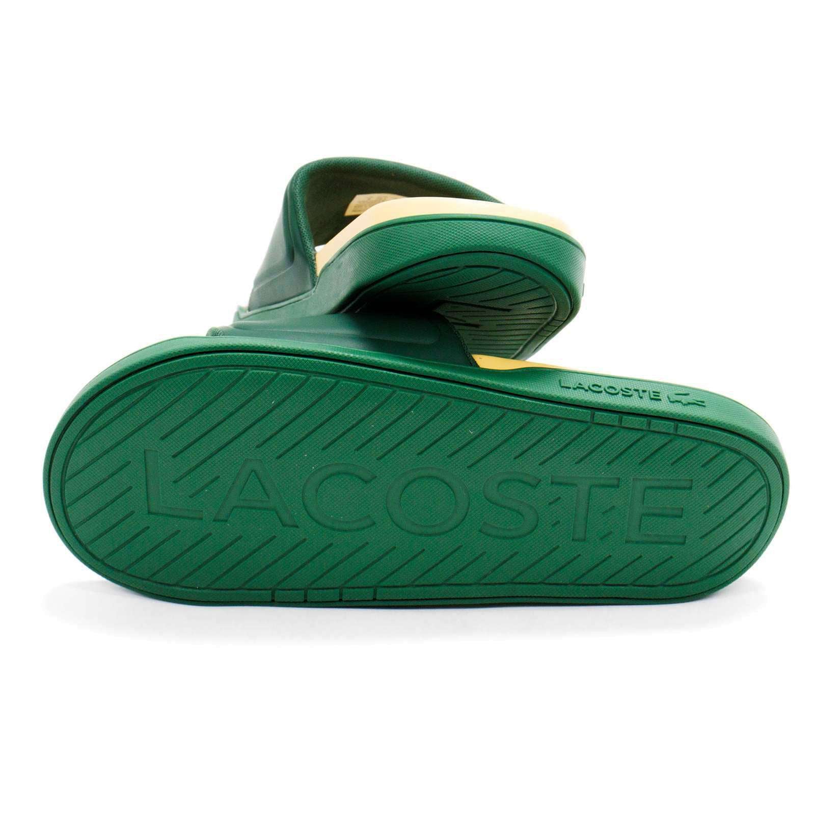 Lacoste Men Croco Dualiste 1122 2 Slide Sandals