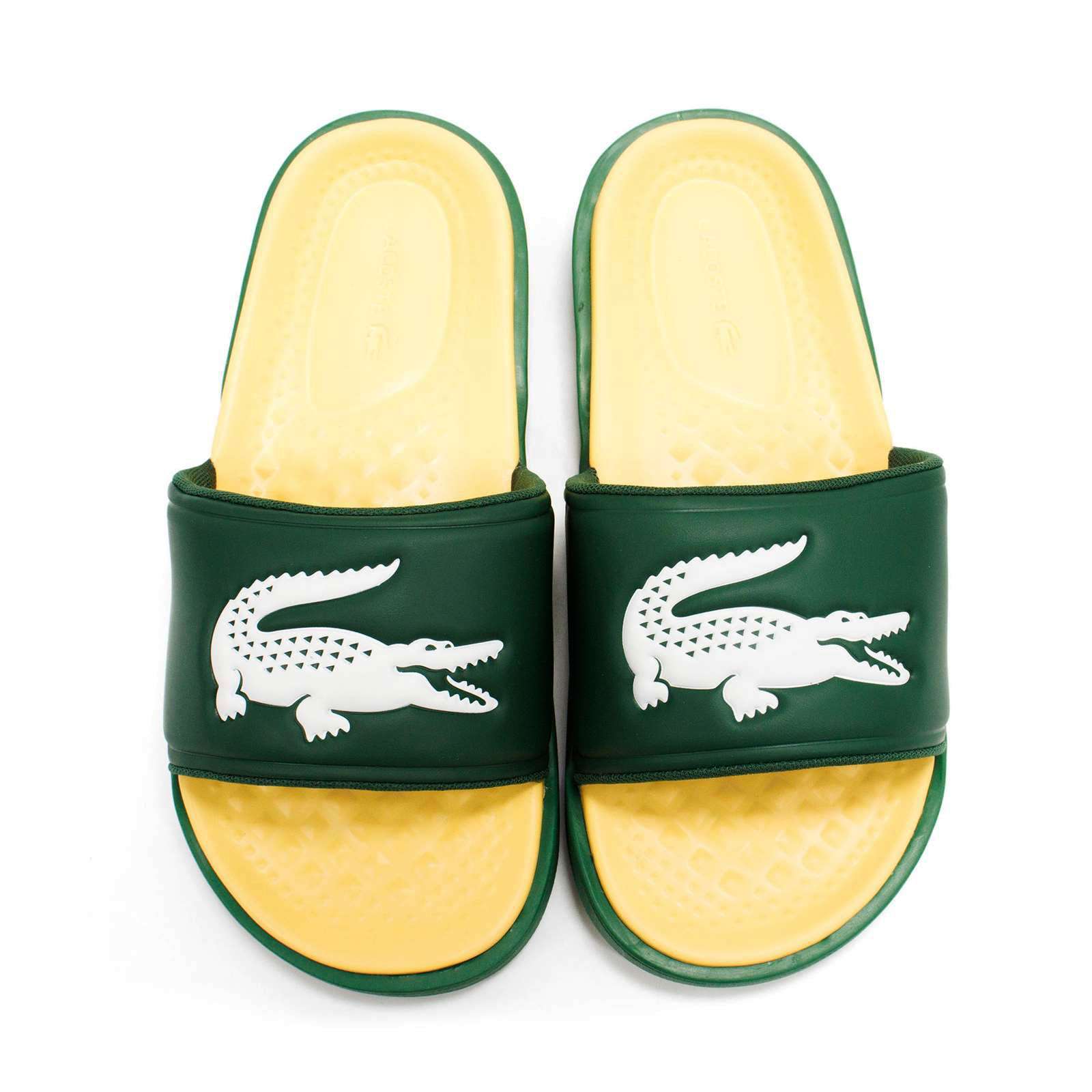 Lacoste Men Croco Dualiste 1122 2 Slide Sandals