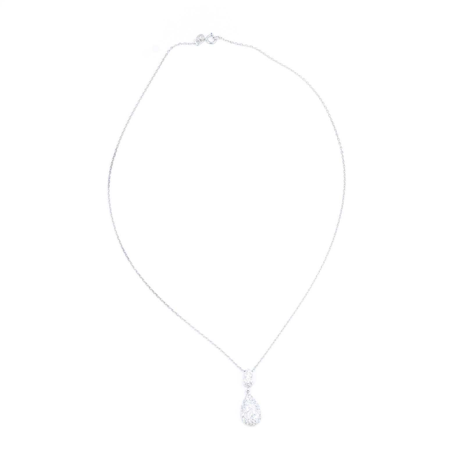 Athra Women Double Teardrop Necklace