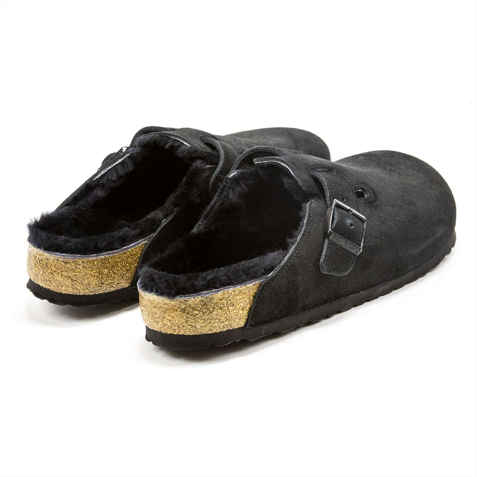 Birkenstock Men Boston Shearling Suede Clogs