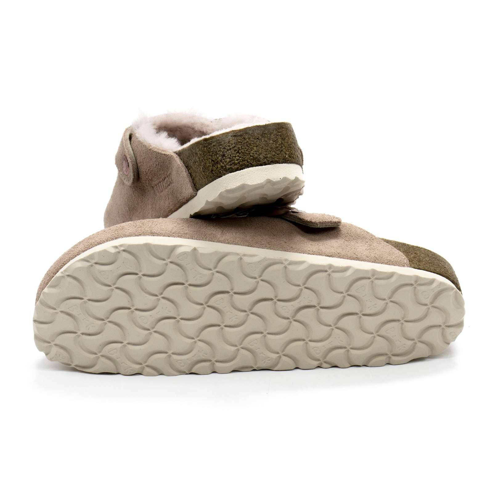 Birkenstock Women Boston Shearling Suede Clogs