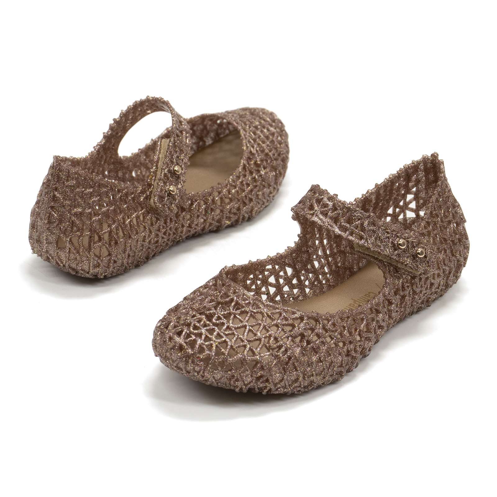 Mini Melissa Toddler Campana Papel Baby Flats