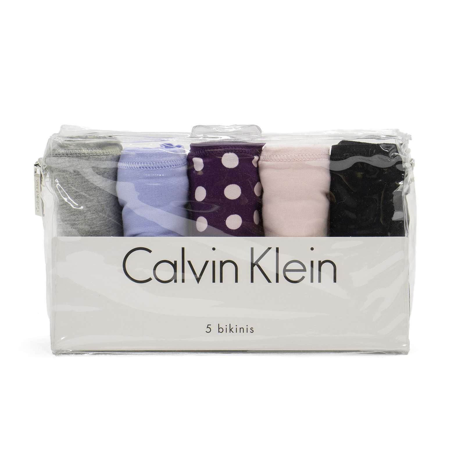 Calvin Klein Women 5-Pack Cotton Form Bikini