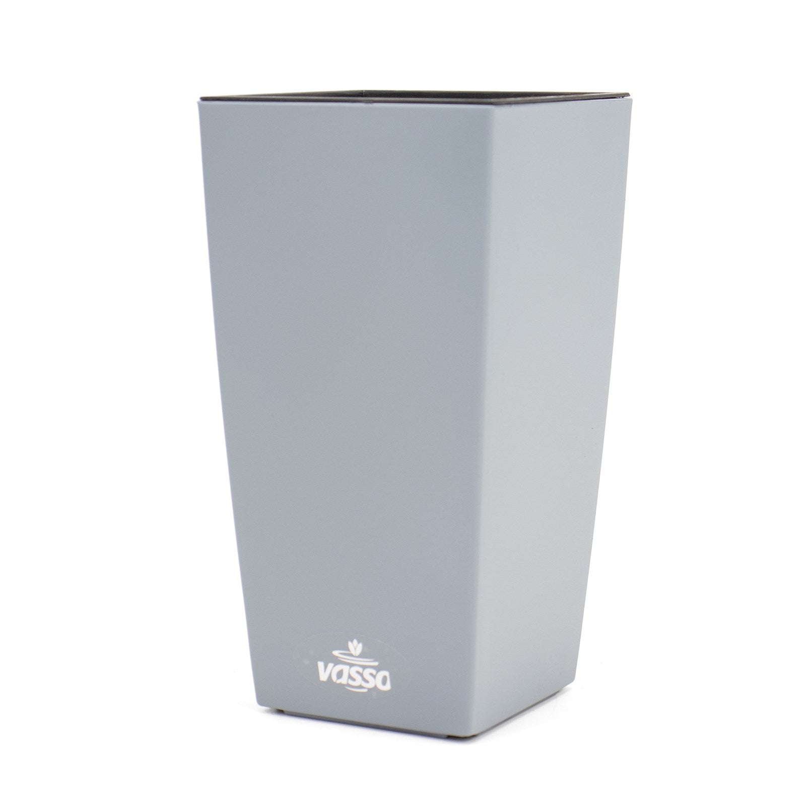 Vasso Kalika Vina Self Watering Pots Pastel Gray