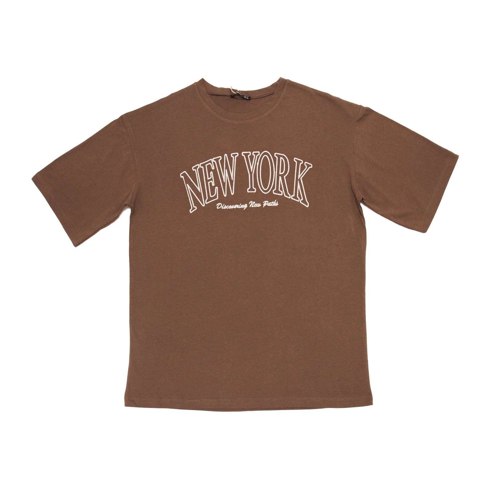 Ambar Women New York City Logo Relaxed Fit T-Shirt