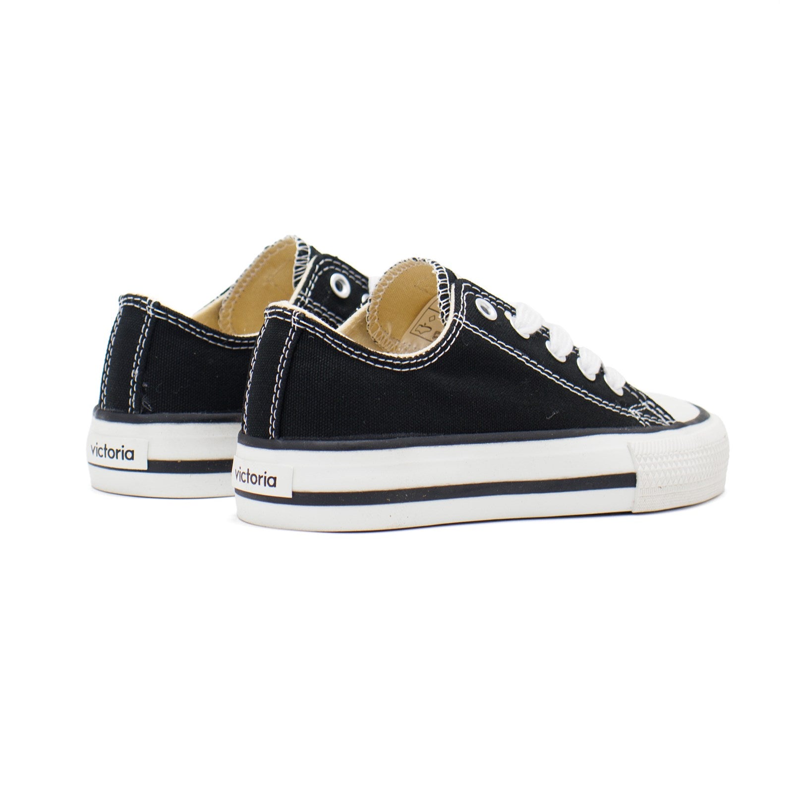 Victoria Boy Tribu Canvas Low Top Lace-Up Sneakers