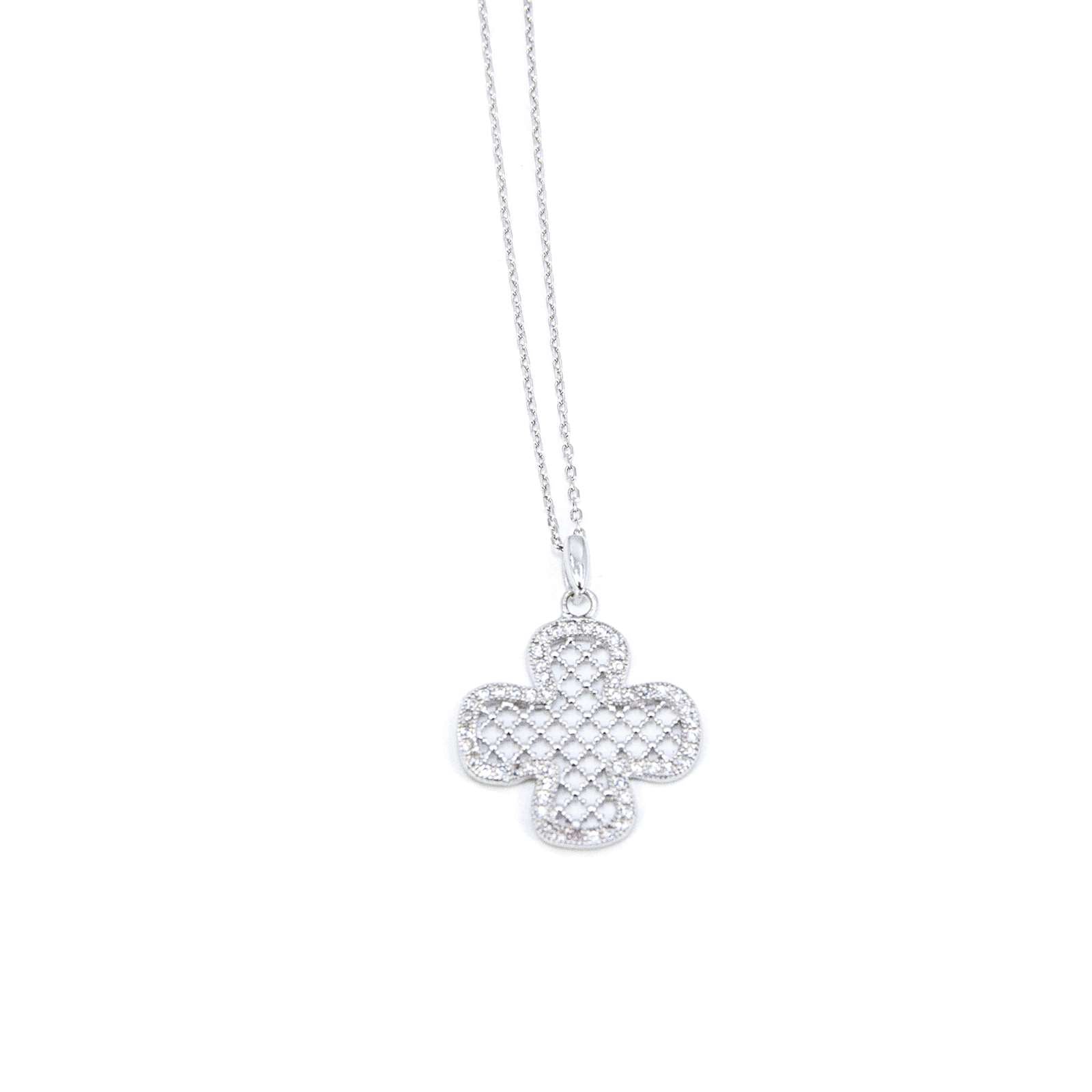 Athra Women Mesh Cross Necklace