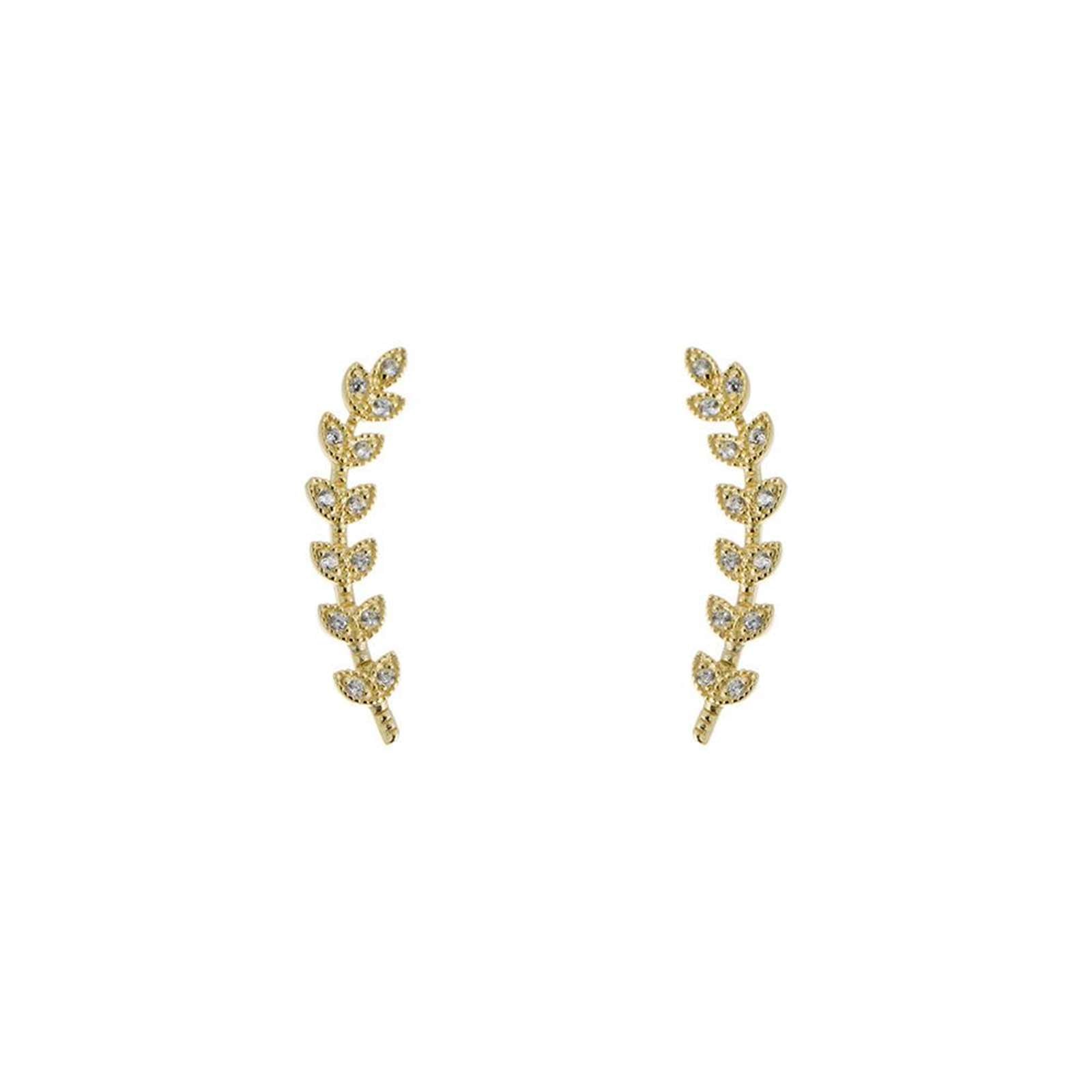 Athra Women Floral Vine Illusion Earring