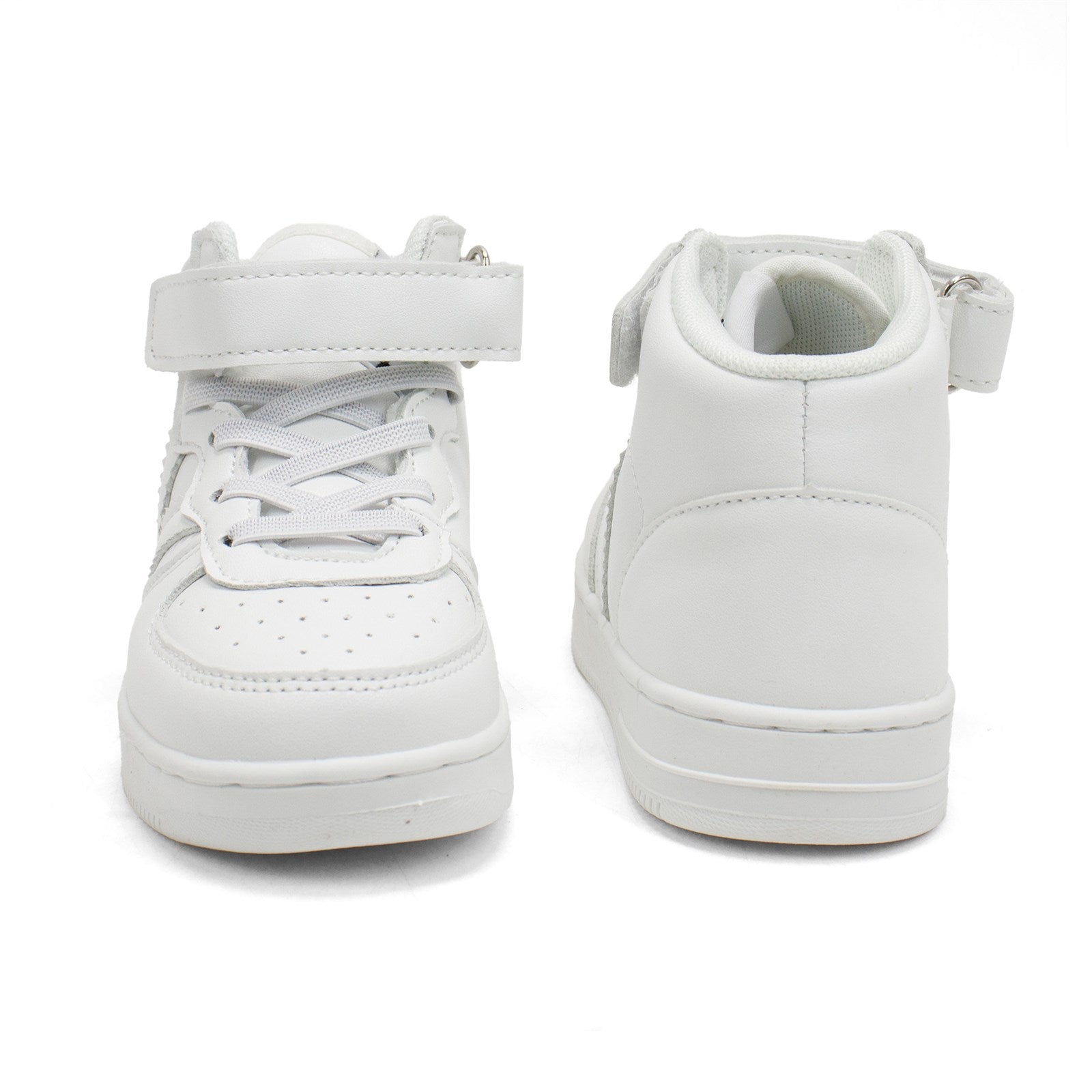 Victoria Toddler Tiempo Faux Leather High-Top Sneakers