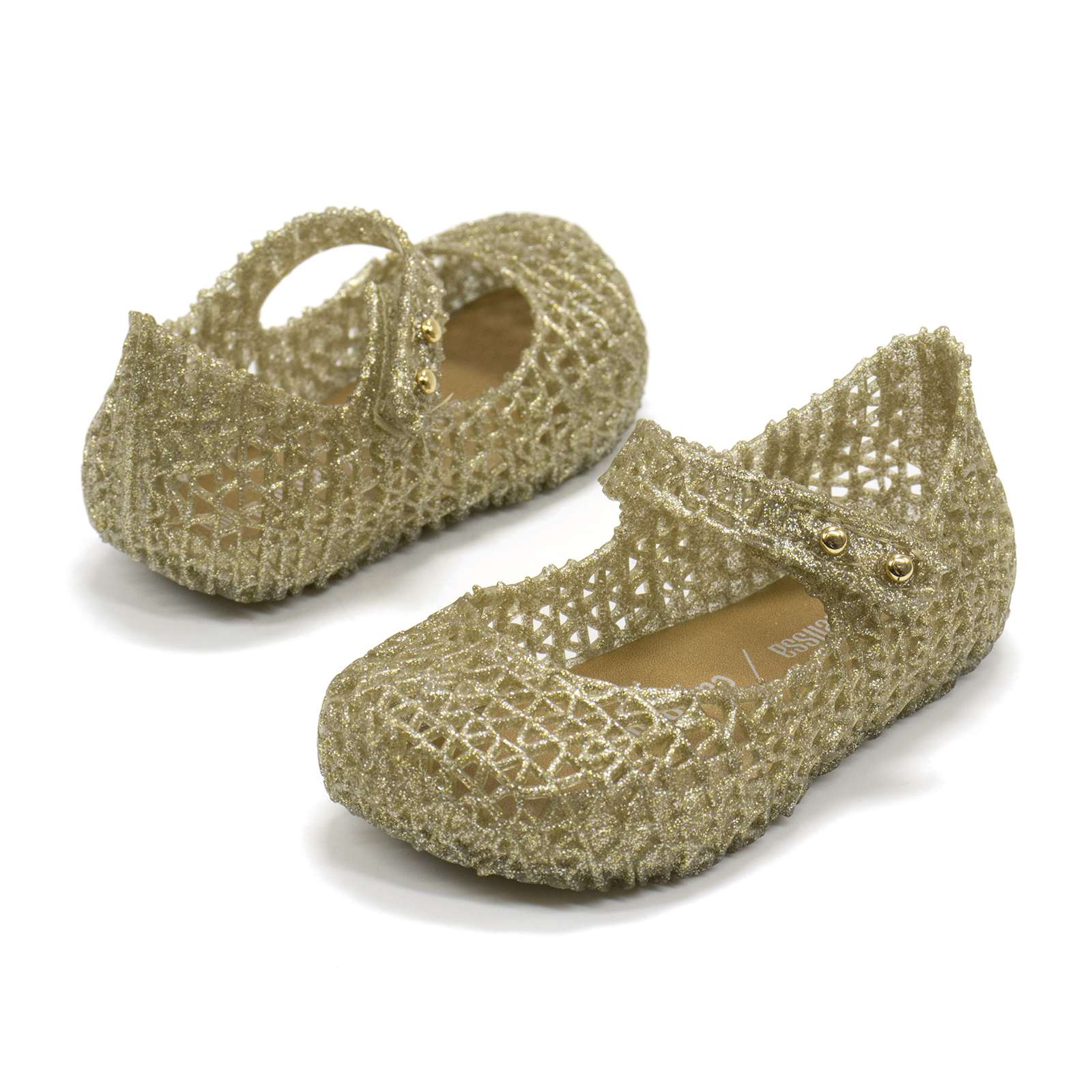 Mini Melissa Toddler Campana Papel Baby Flats