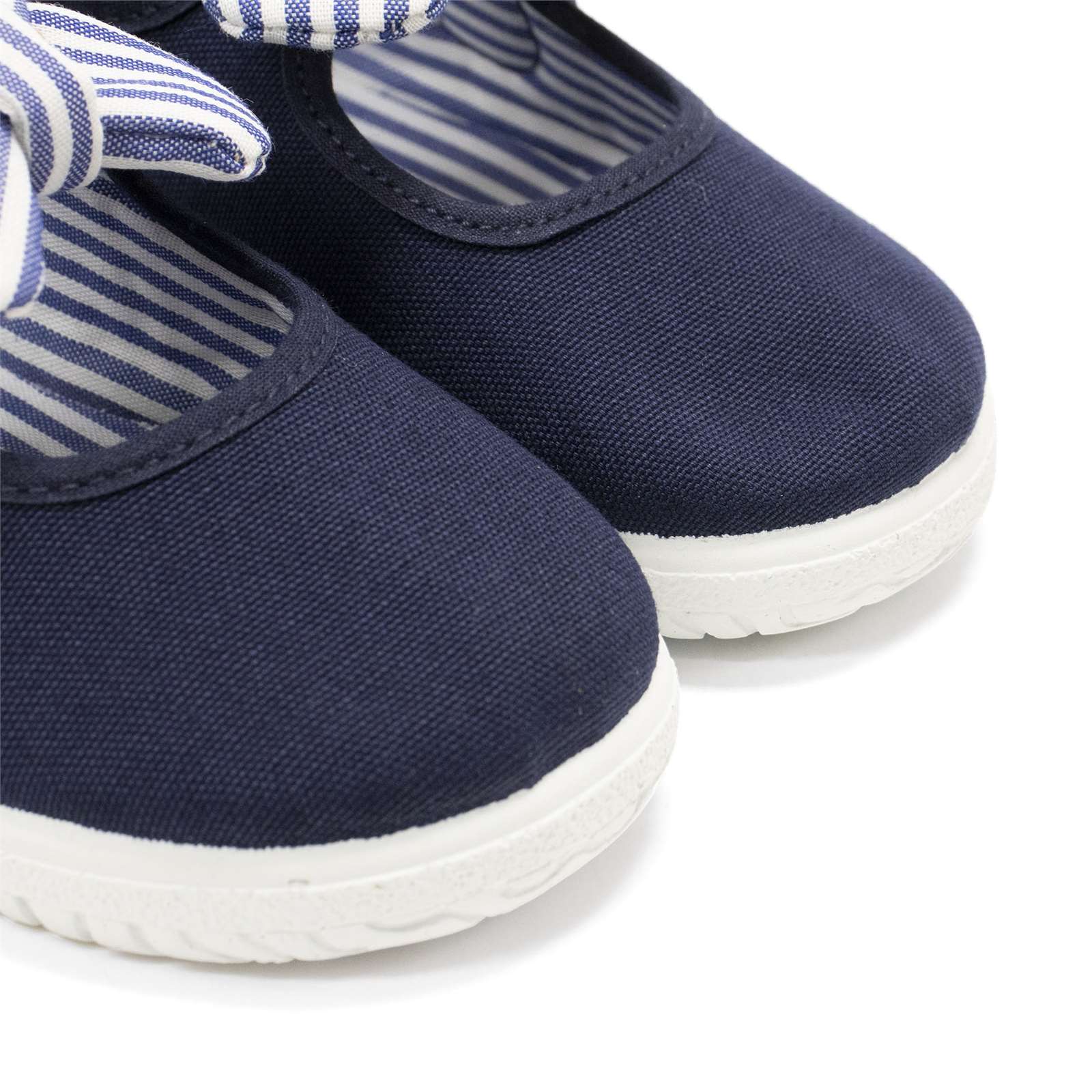 Victoria Toddler Slip On Canvas Bow Shoes