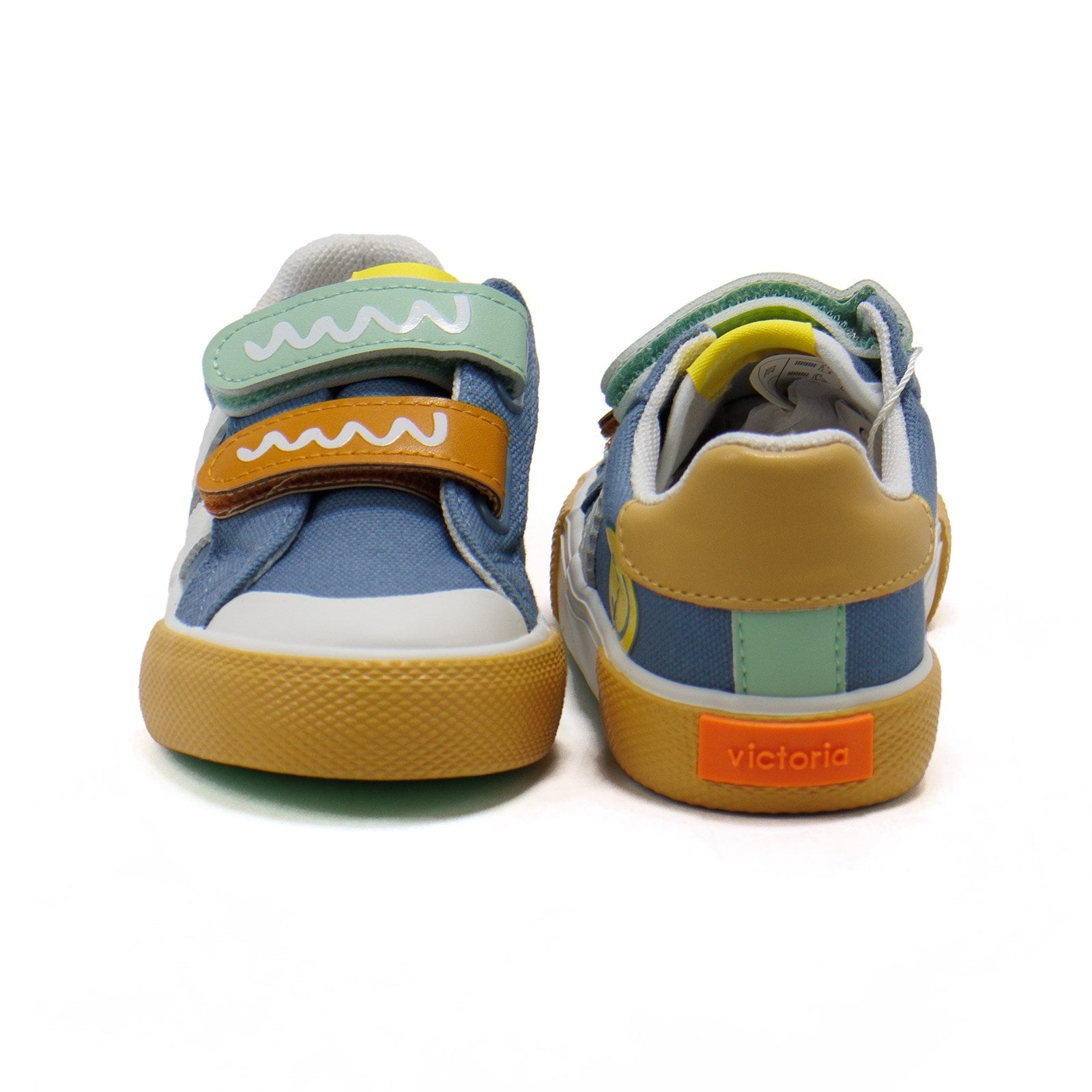 Victoria Toddler Tribu Multicolour Print Strap Sneakers