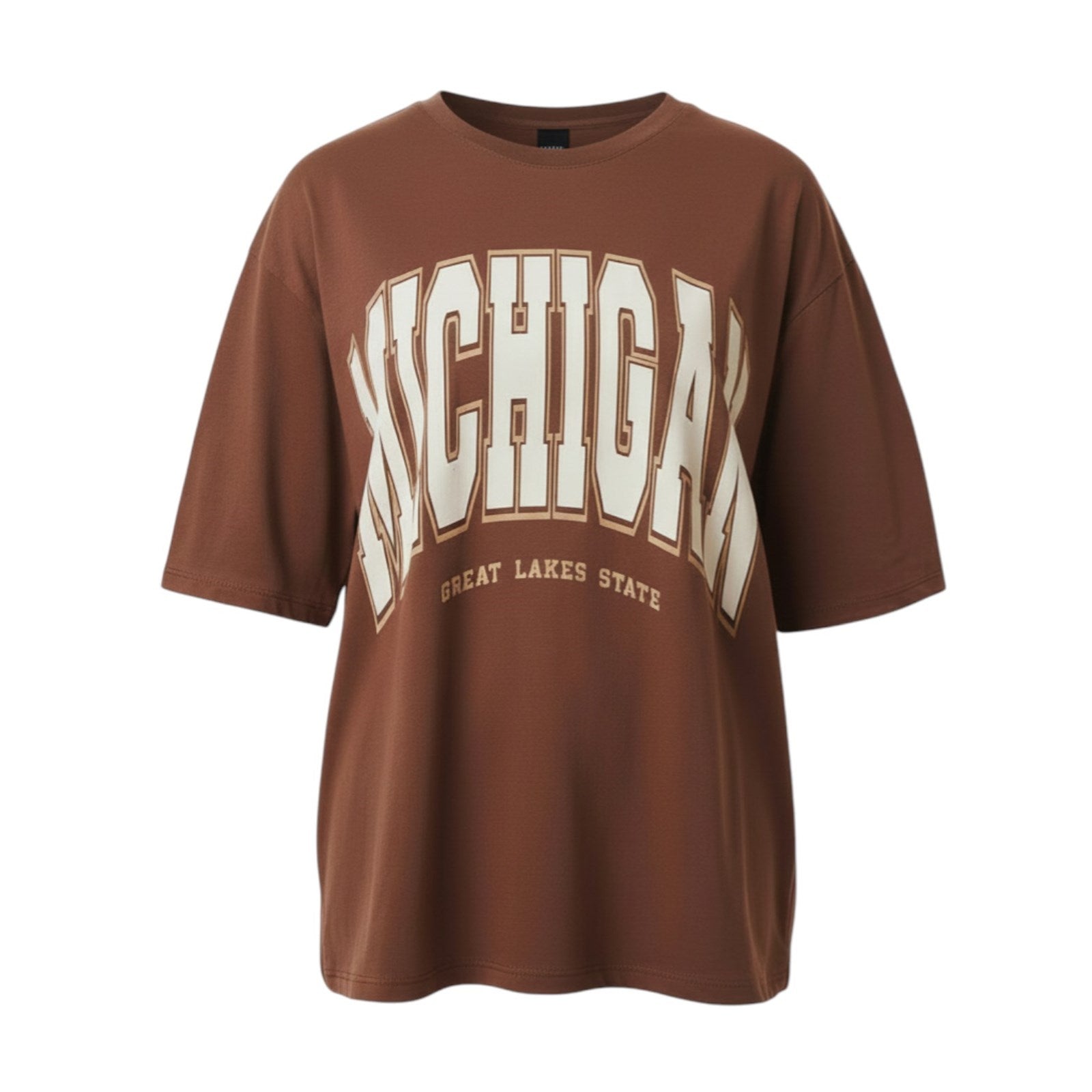 Ambar Women Michigan Printed Short Sleeve Tshirt