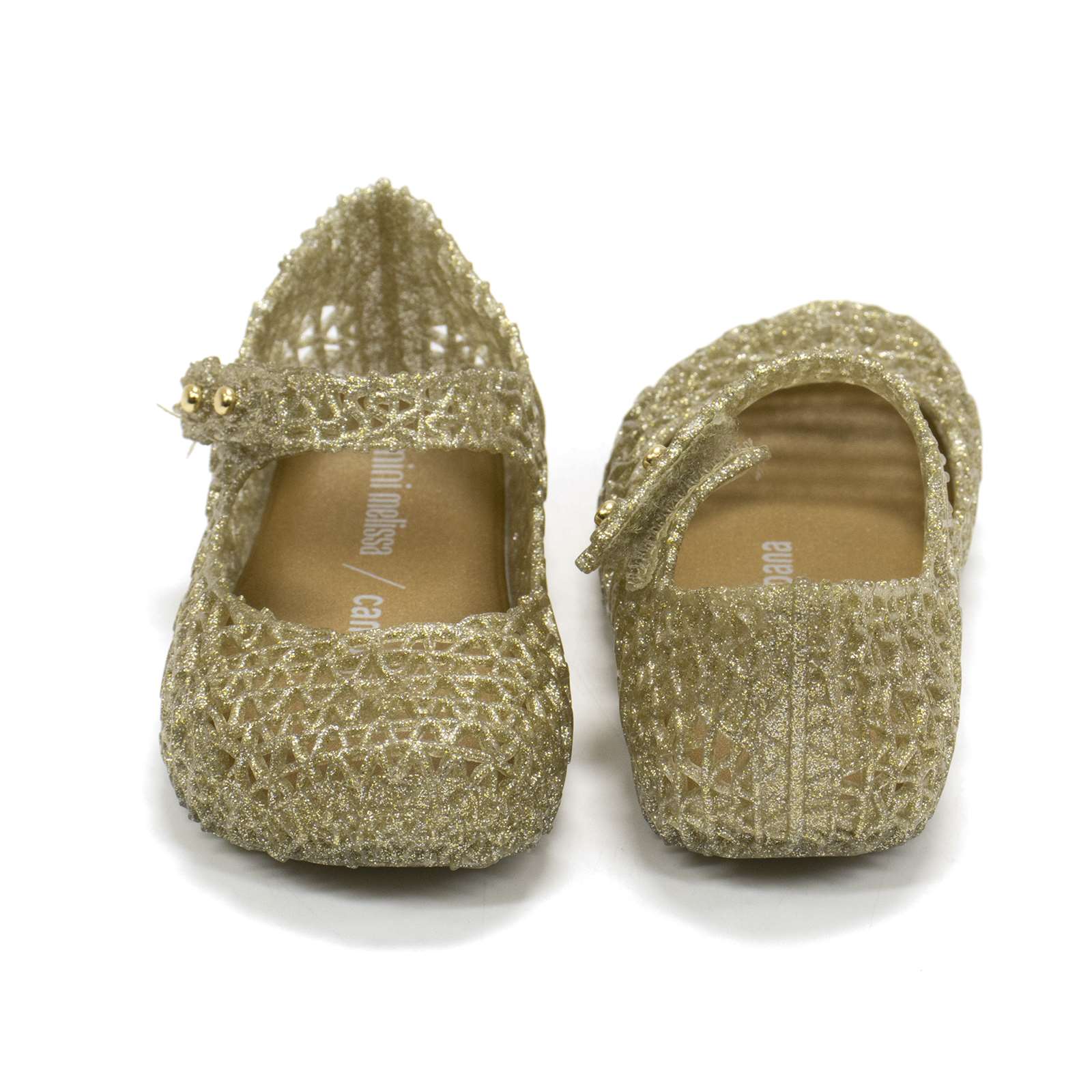 Mini Melissa Toddler Campana Papel Baby Flats