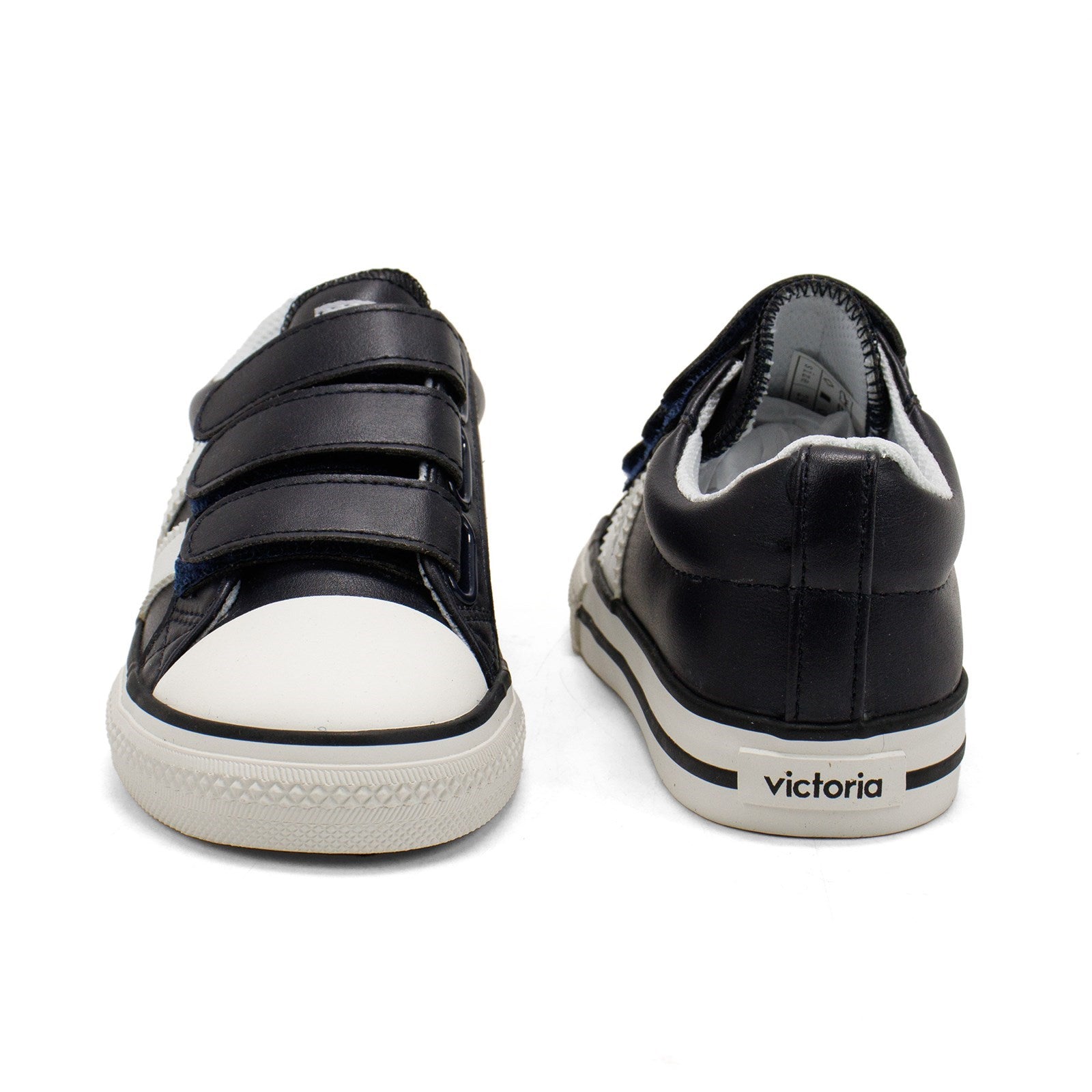 Victoria Boy Tribu Contrast Faux Leather Straps Sneaker