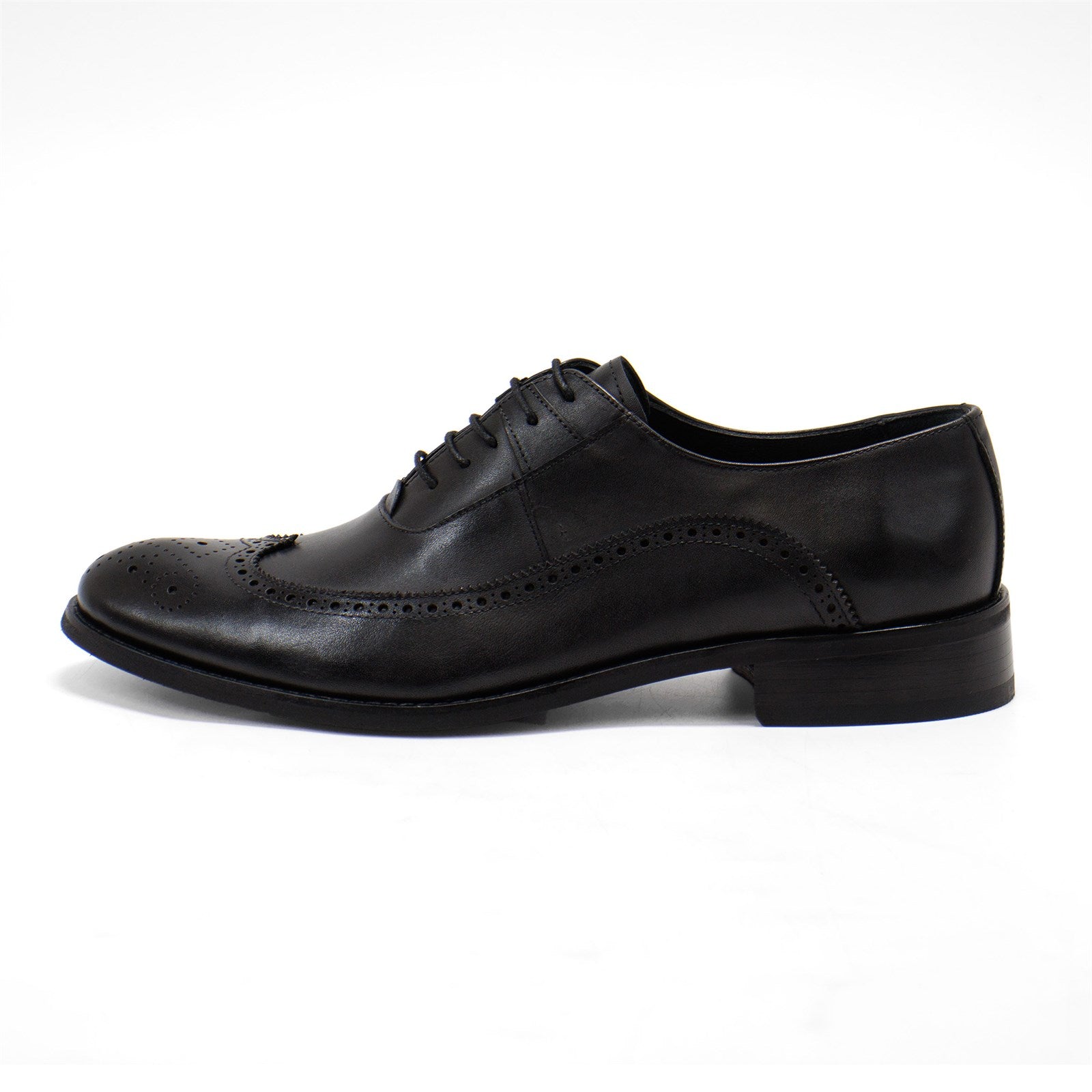 Hakki Men Genova Leather Wingtip Oxford Shoes