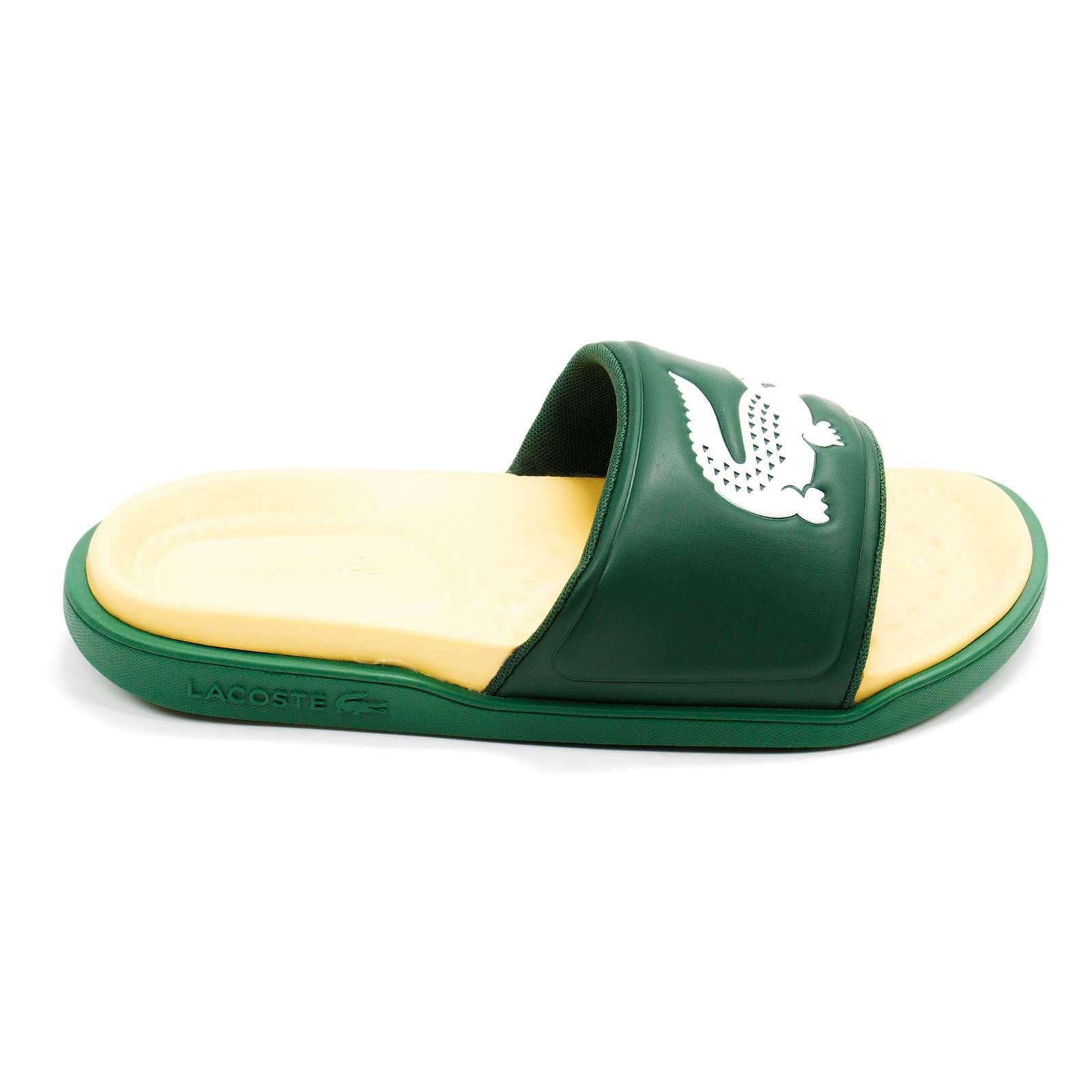 Lacoste Men Croco Dualiste 1122 2 Slide Sandals