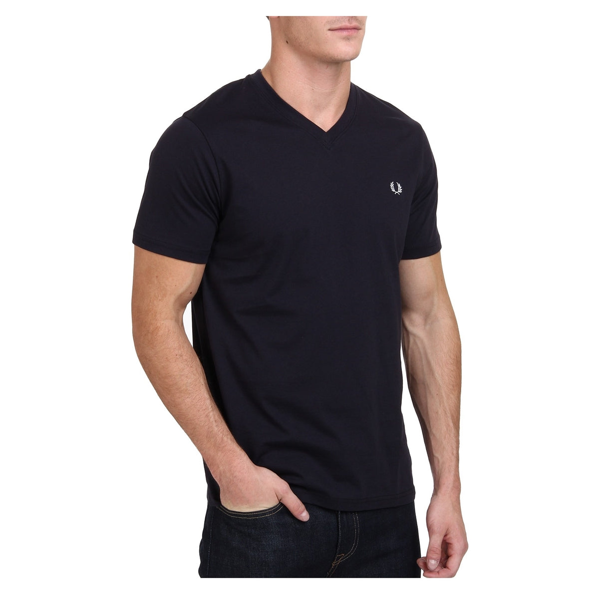 Fred Perry Men V-Neck T-Shirt
