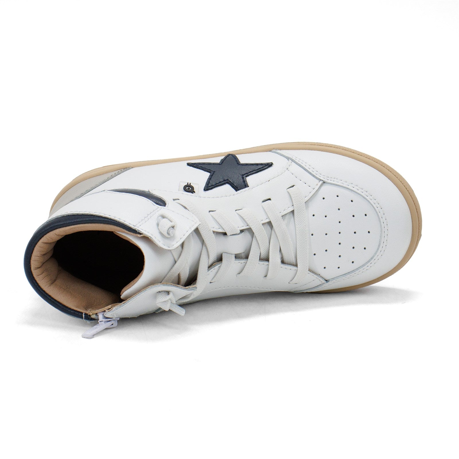 Old Soles Boy Star Tracker High-Top Lace-Up Casual Shoes