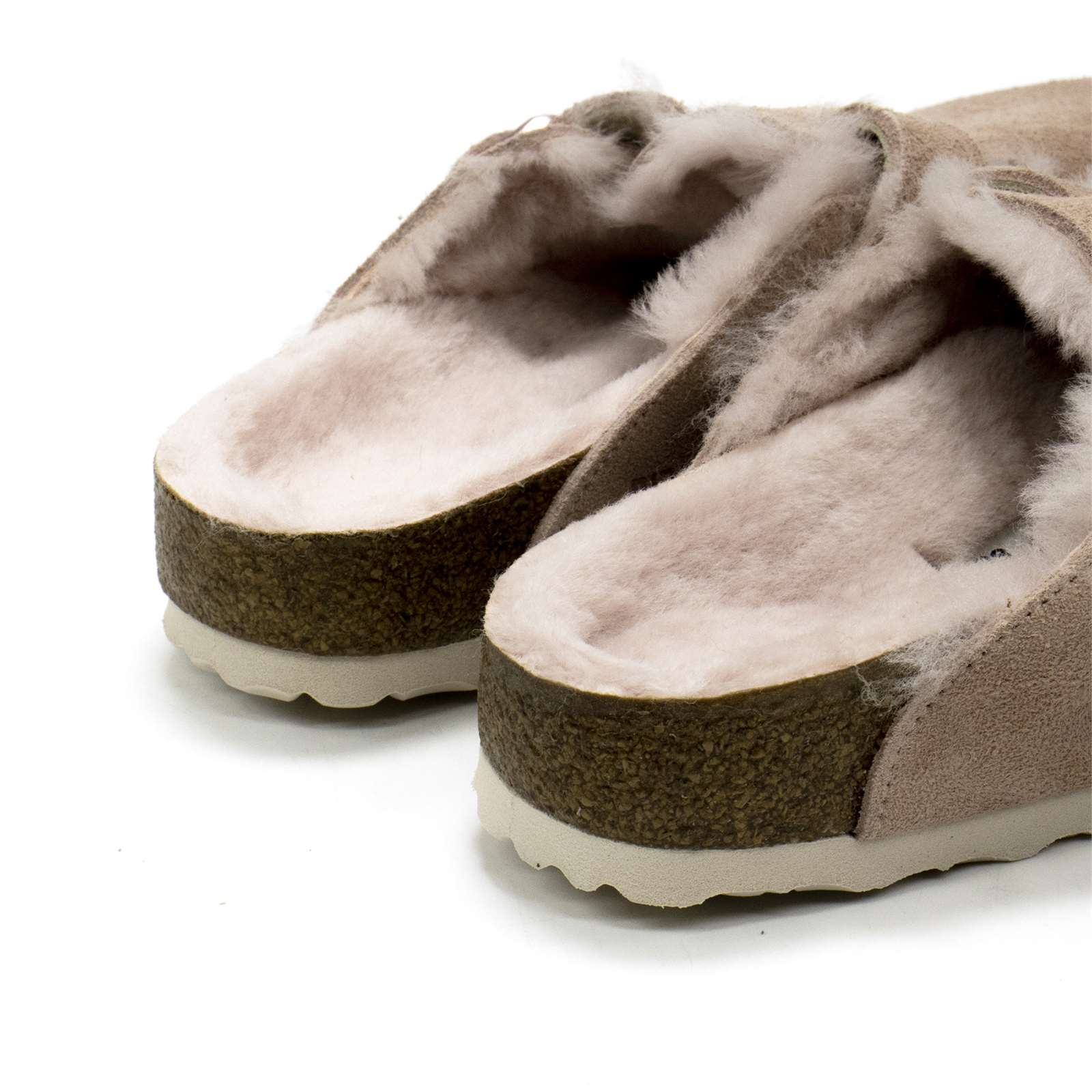 Birkenstock Women Boston Shearling Suede Clogs