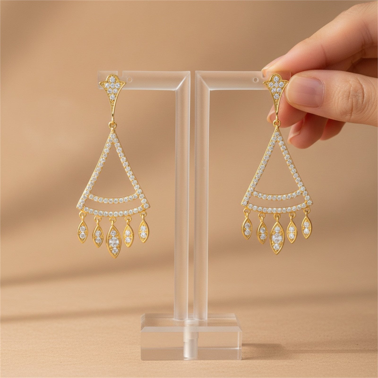 Athra Women Multi Marquise Drop Earring