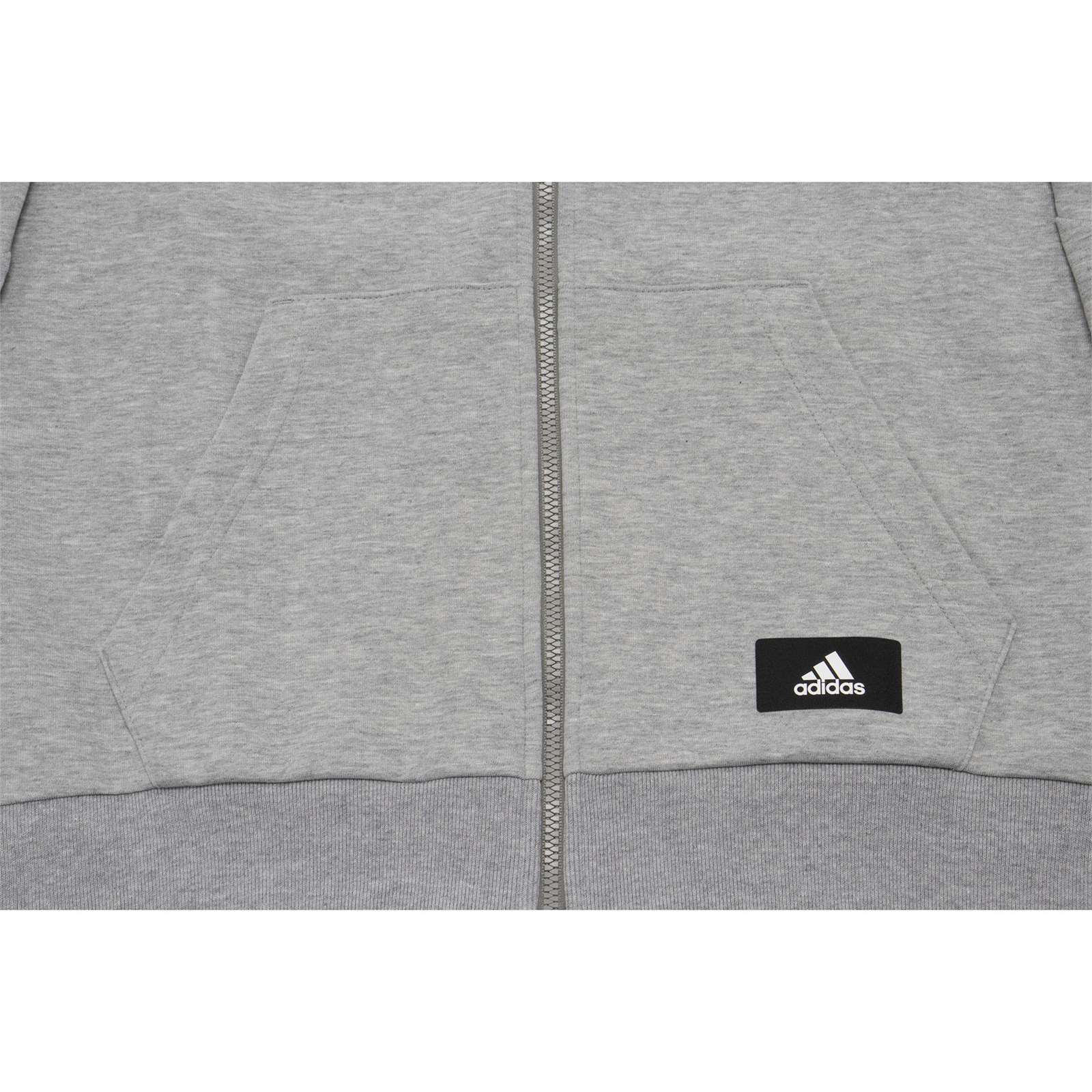 Adidas Men Future Icons Three Stripes Full-Zip Hoodie