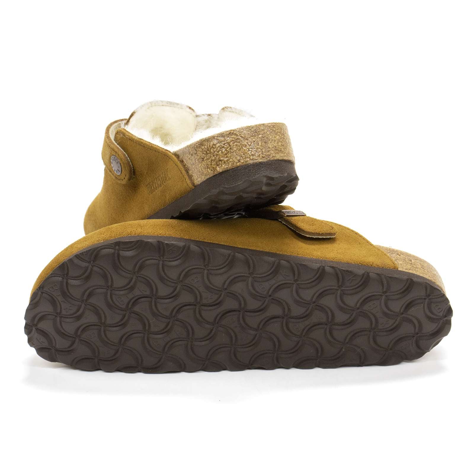 Birkenstock Women Boston Shearling Suede Clogs