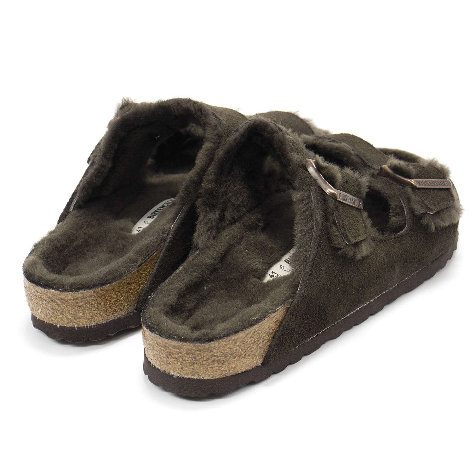 Birkenstock Men Arizona Shearling Sandals