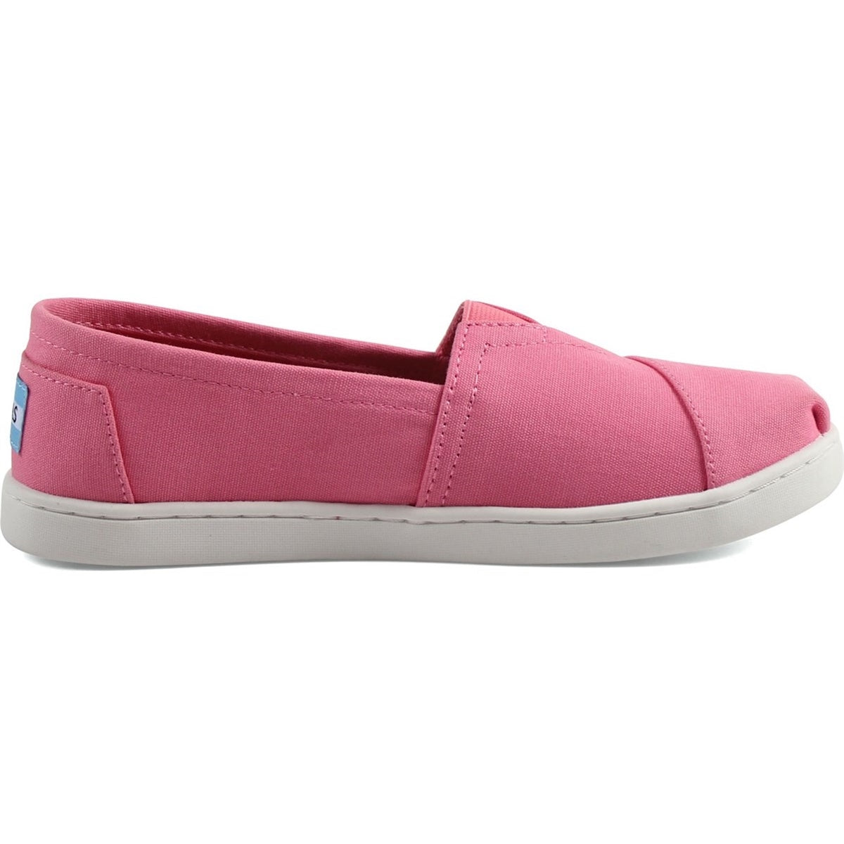 Toms Girl Classic Canvas Slip On Flats