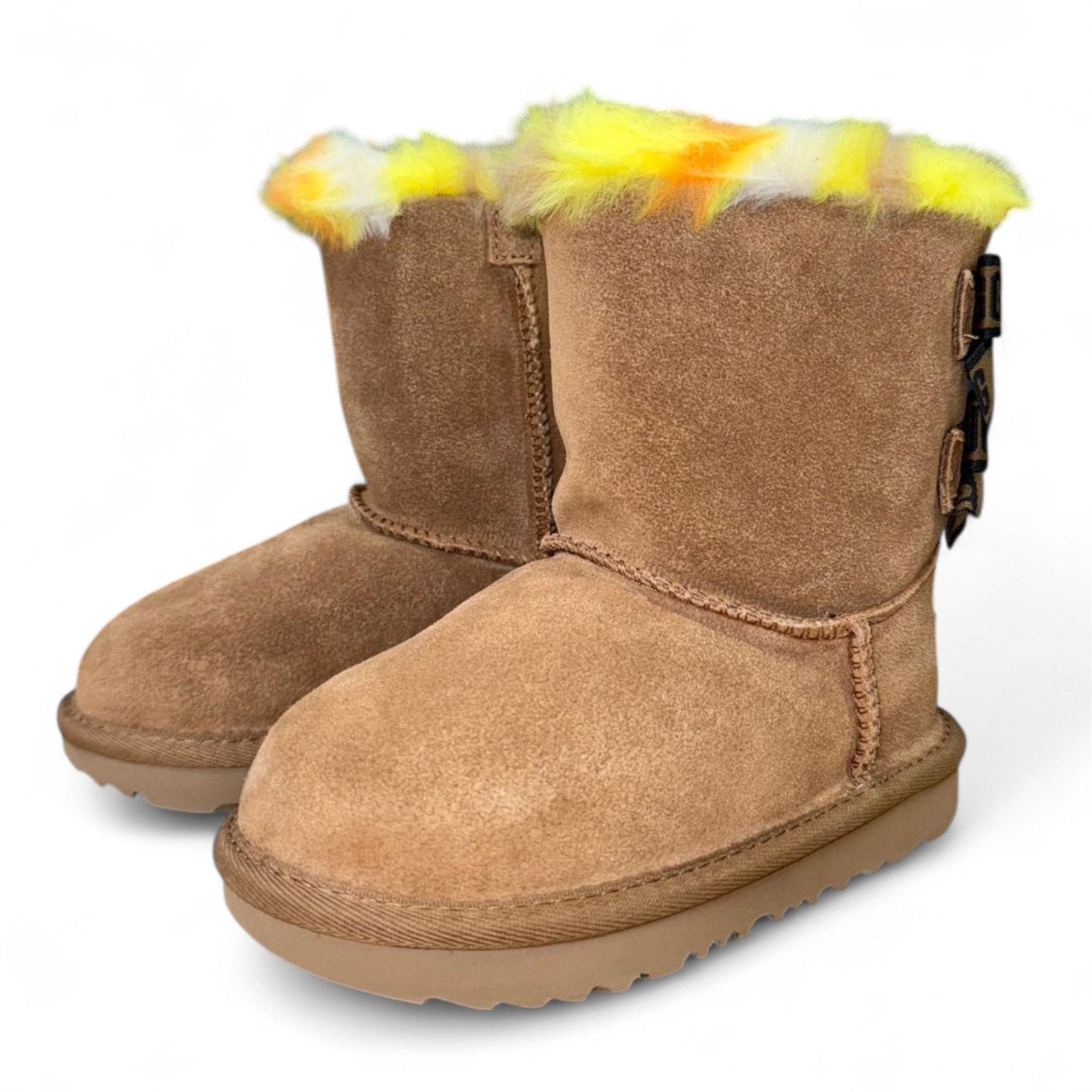 Ugg Toddler Bailey Bow Plaid Punk Boot